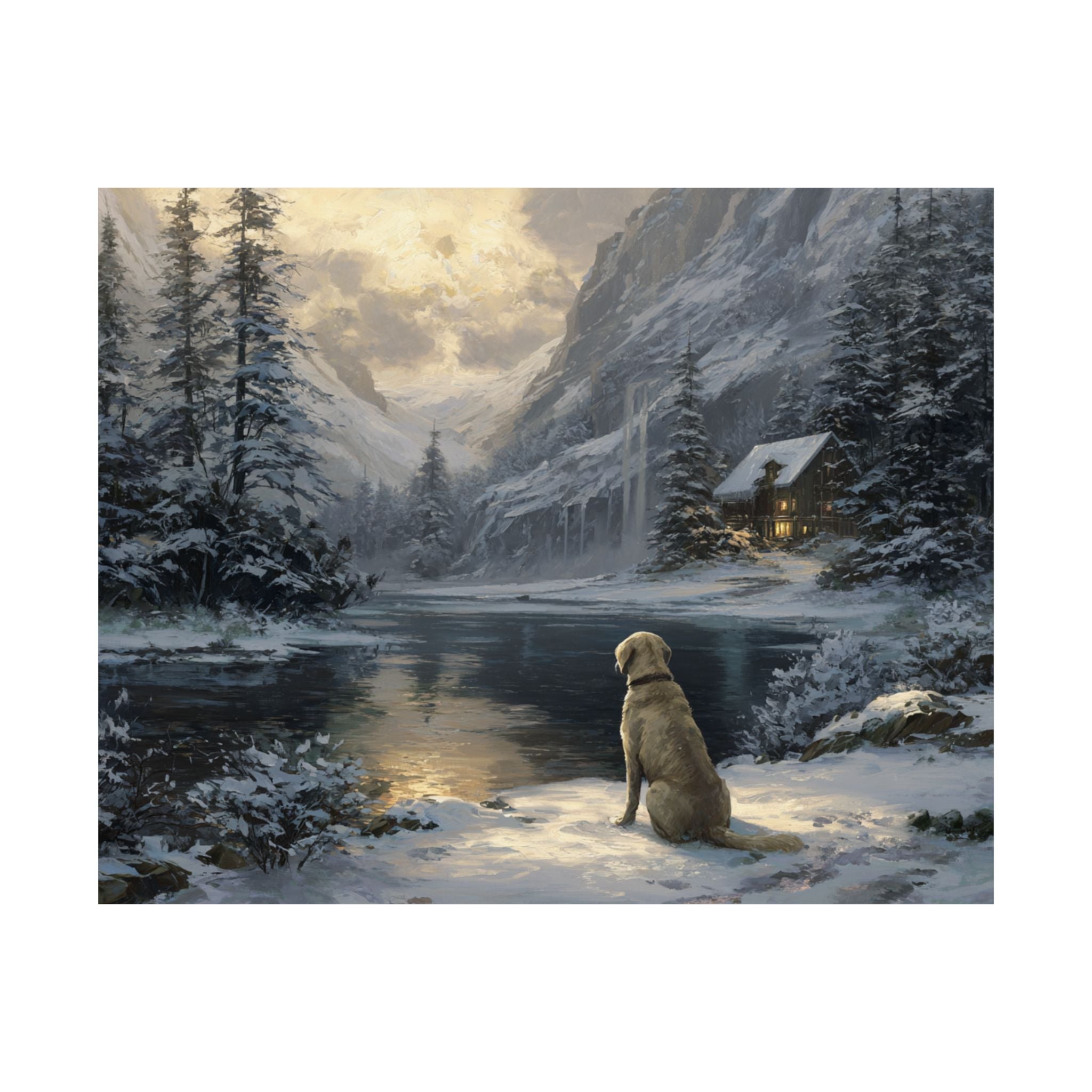 Labrador Retriever 4- Winter Whiskers Collection