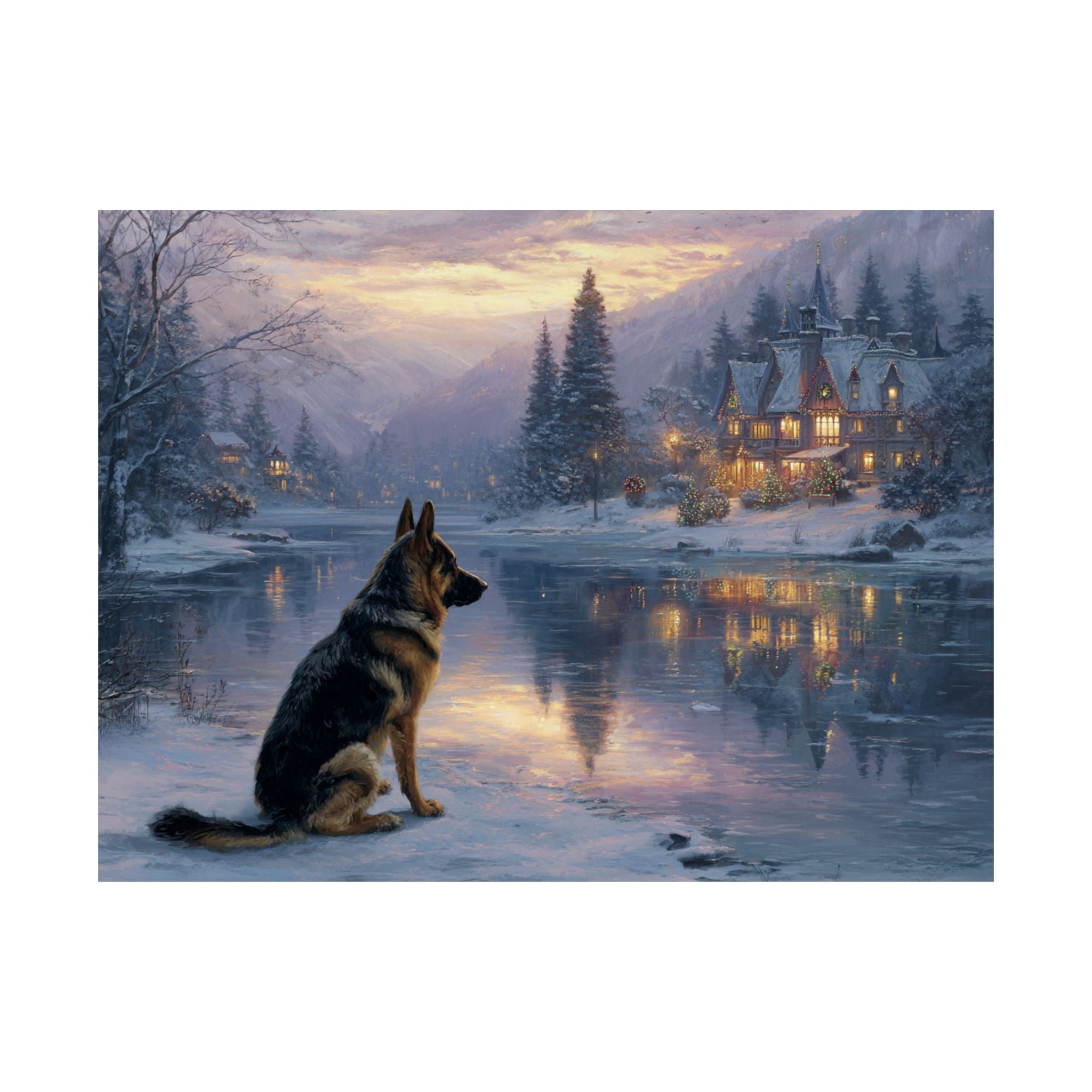 German Shepherd 1- Winter Whiskers Collection