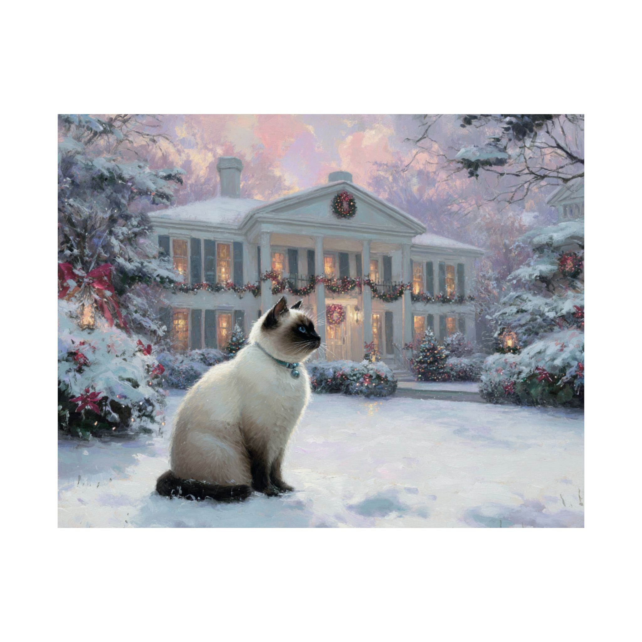 Siamese Cat 3- Home for the Holidays Collection
