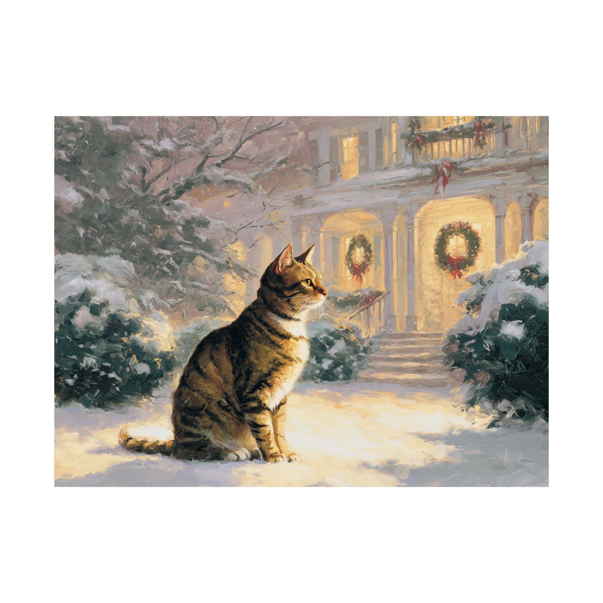 Tabby Cat 1- Home for the Holidays Collection