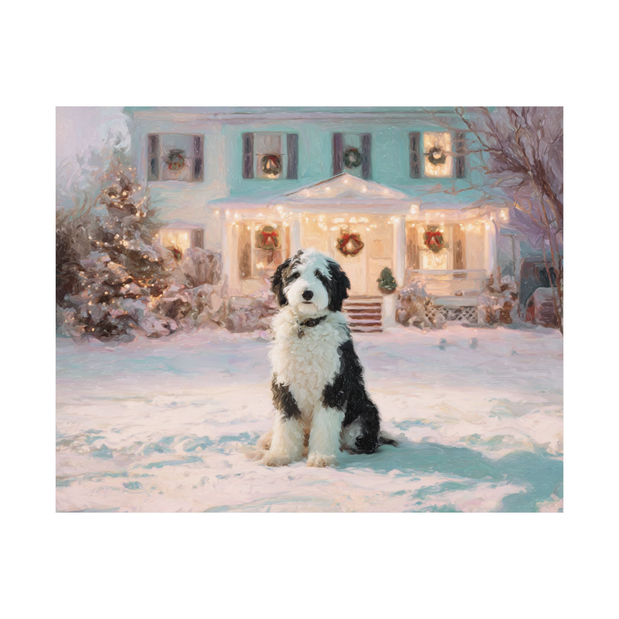 Aussiedoodle 1- Home for the Holidays Collection