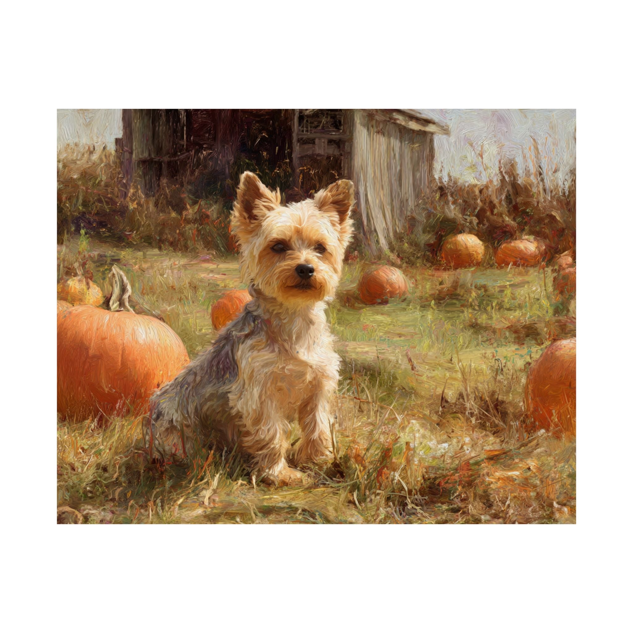 Yorkshire Terrier 2- Pumpkin Patch Collection