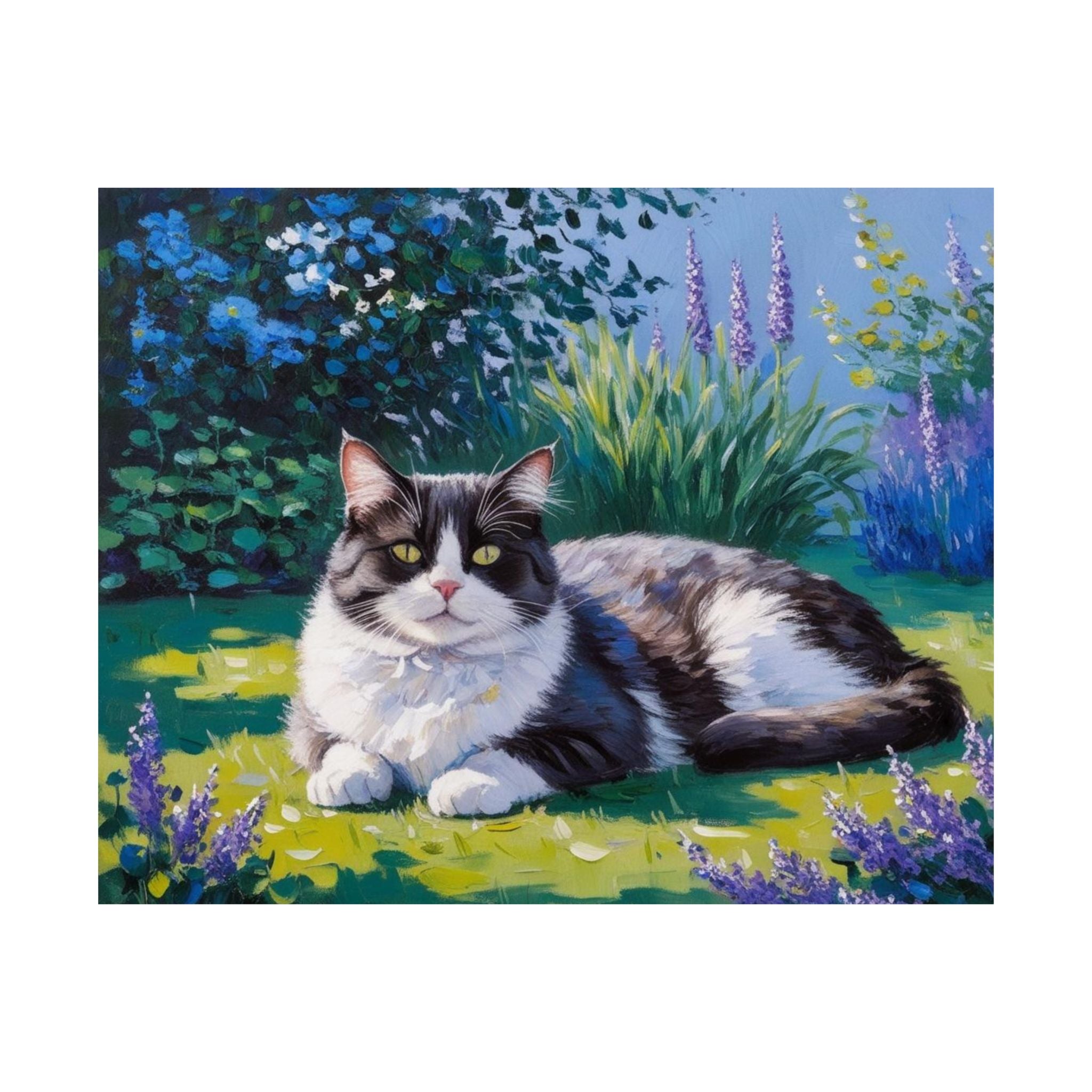 British Shorthair Cat- Garden Collection