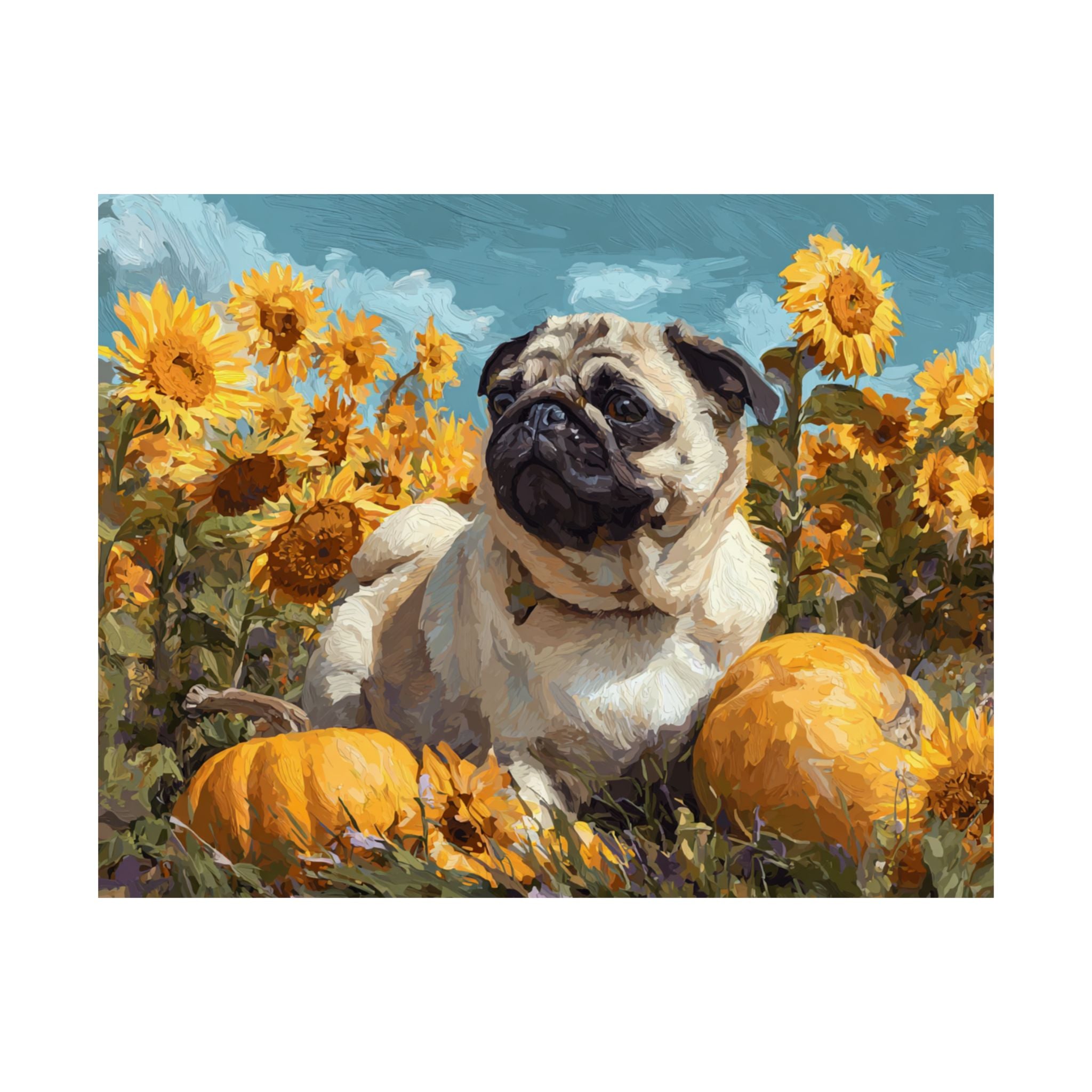 Pug 2- Sunflower Season Collection
