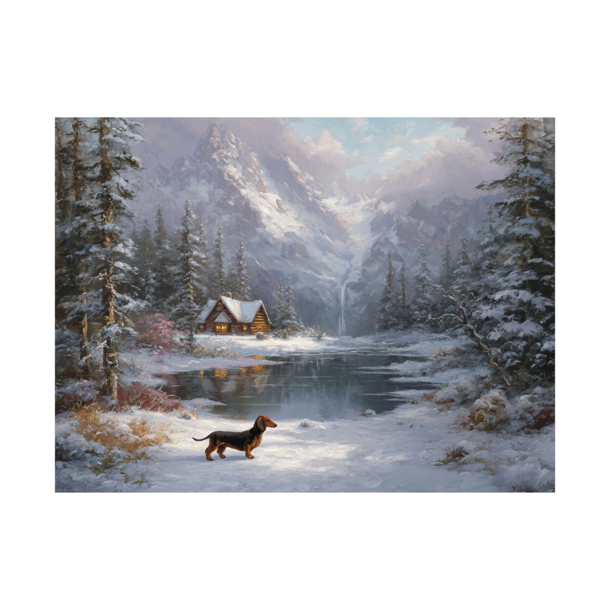 Dachshund 7- Winter Whiskers Collection