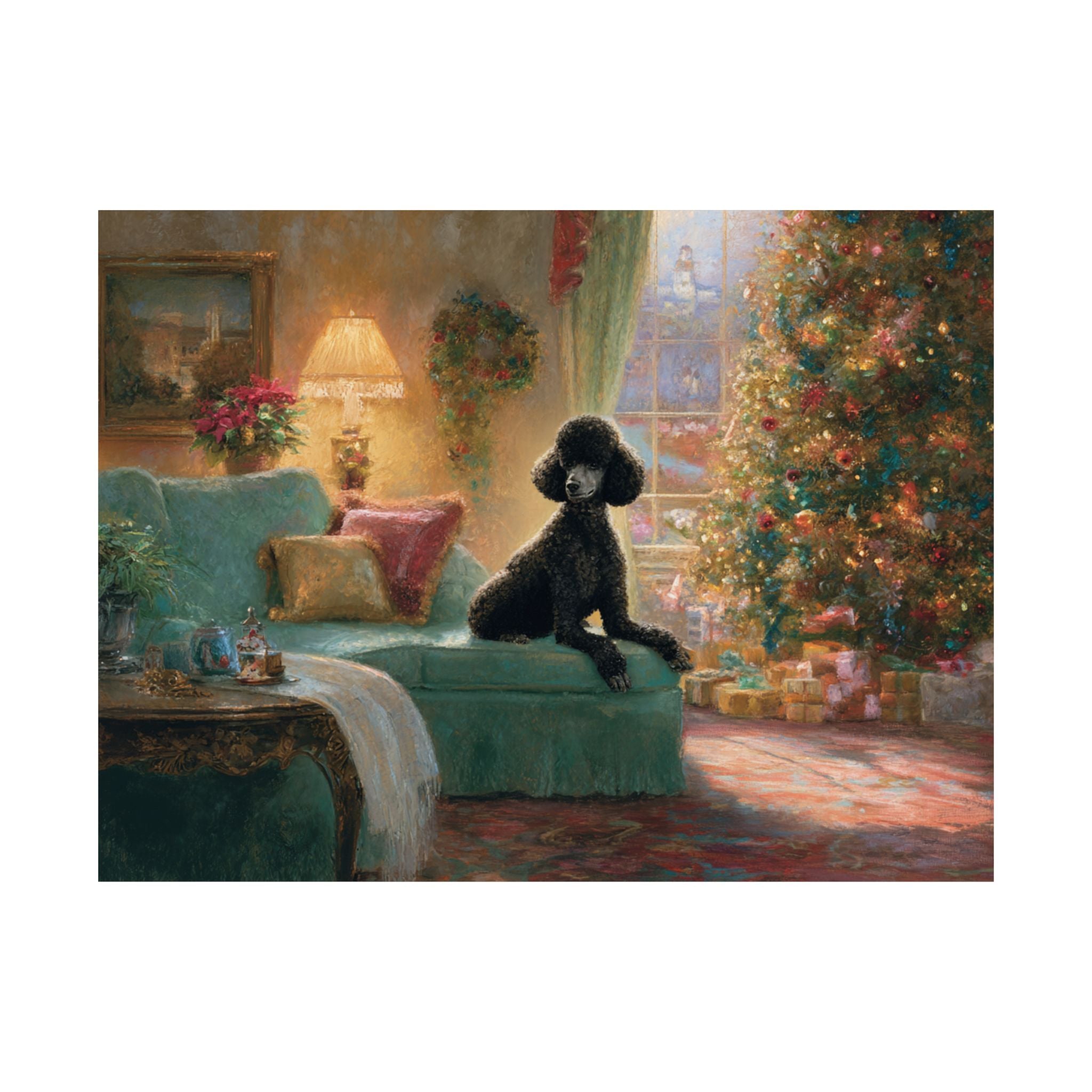 Poodle 1- Cozy Christmas Collection
