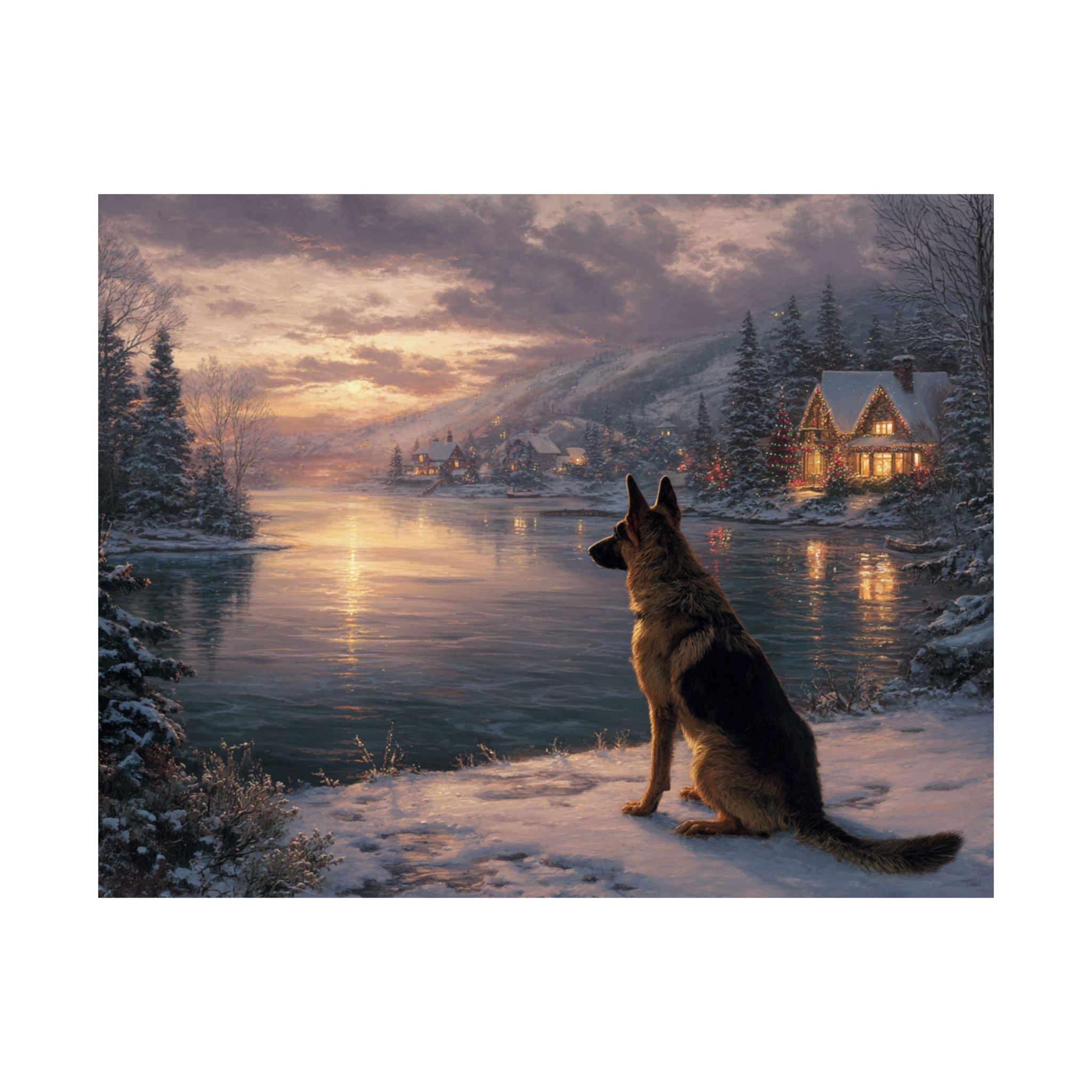 German Shepherd 2- Winter Whiskers Collection