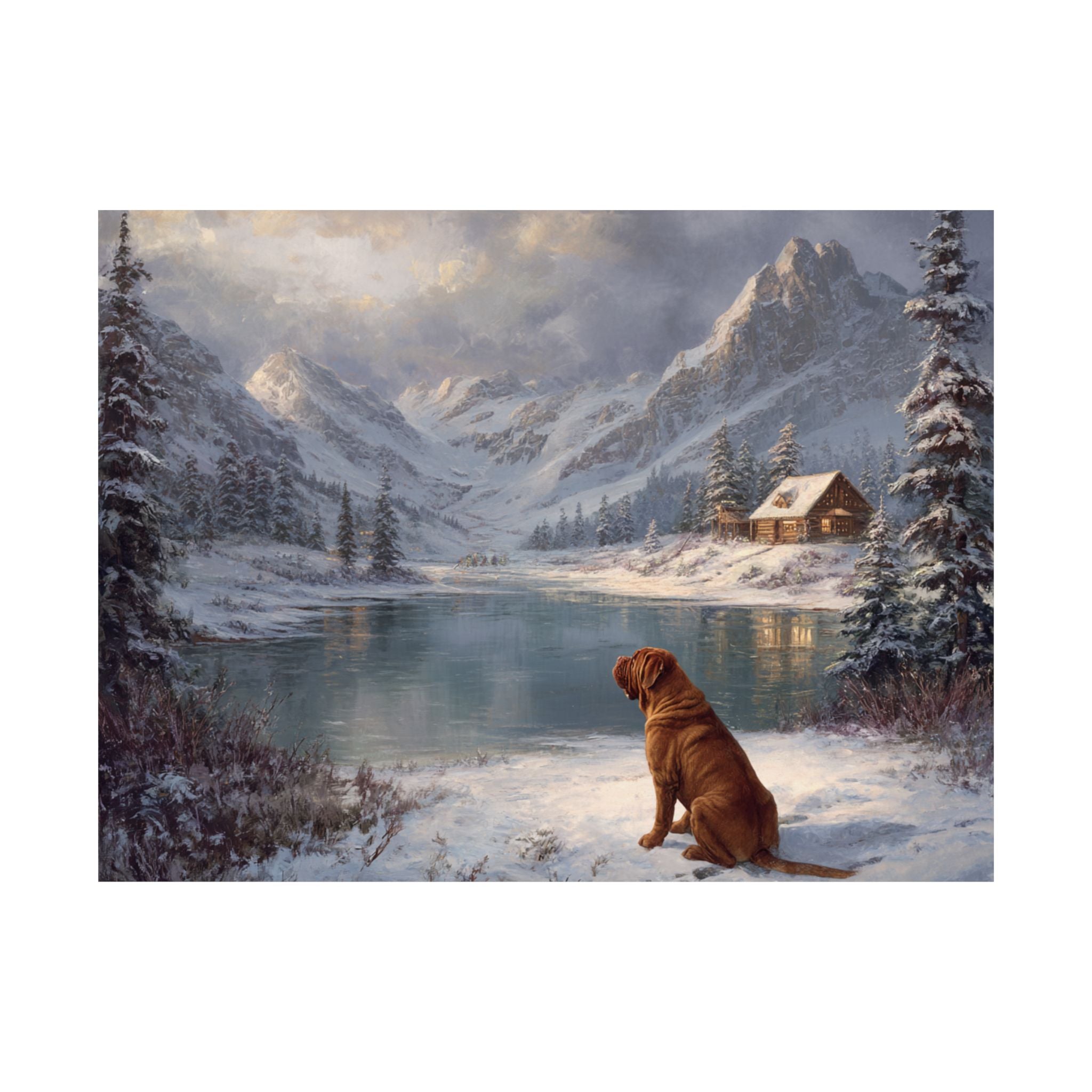 French Mastiff 8- Winter Whiskers Collection