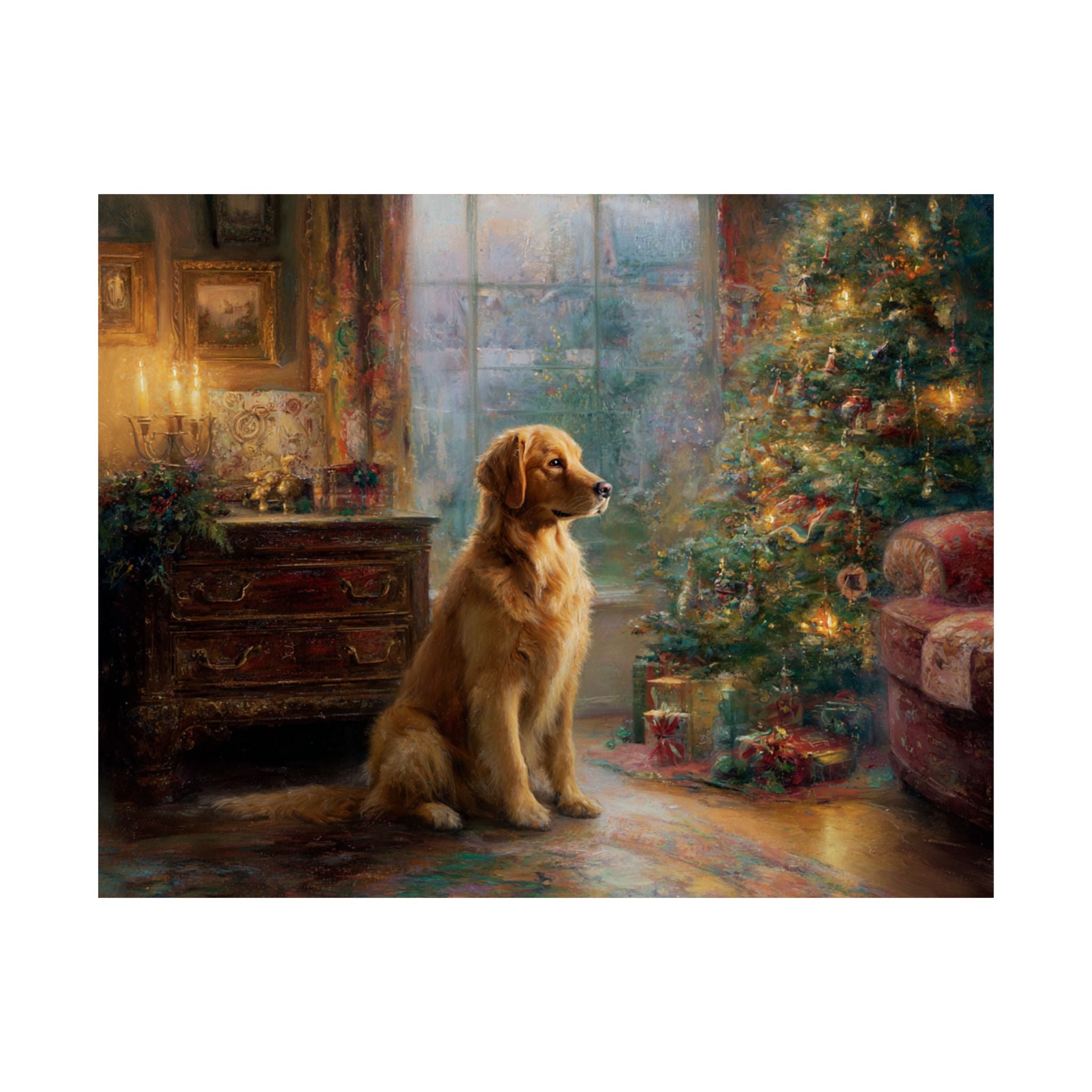 Golden Retriever 5- Cozy Christmas Collection