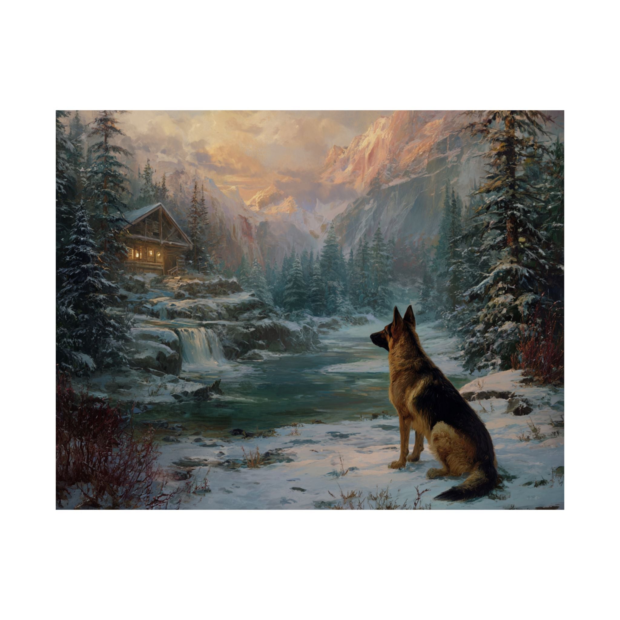 German Shepherd 5- Winter Whiskers Collection