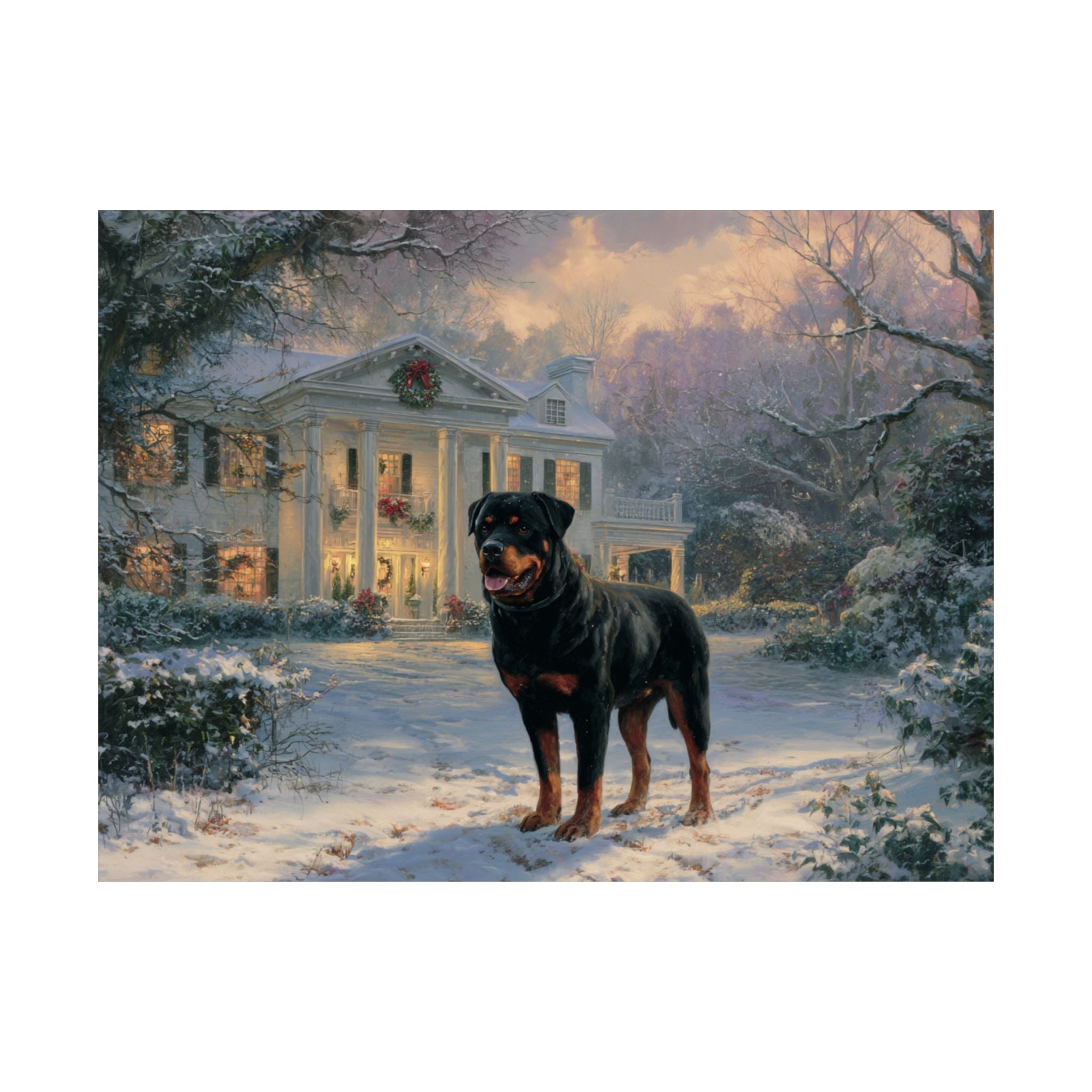 Rottweiler 1- Home for the Holidays Collection