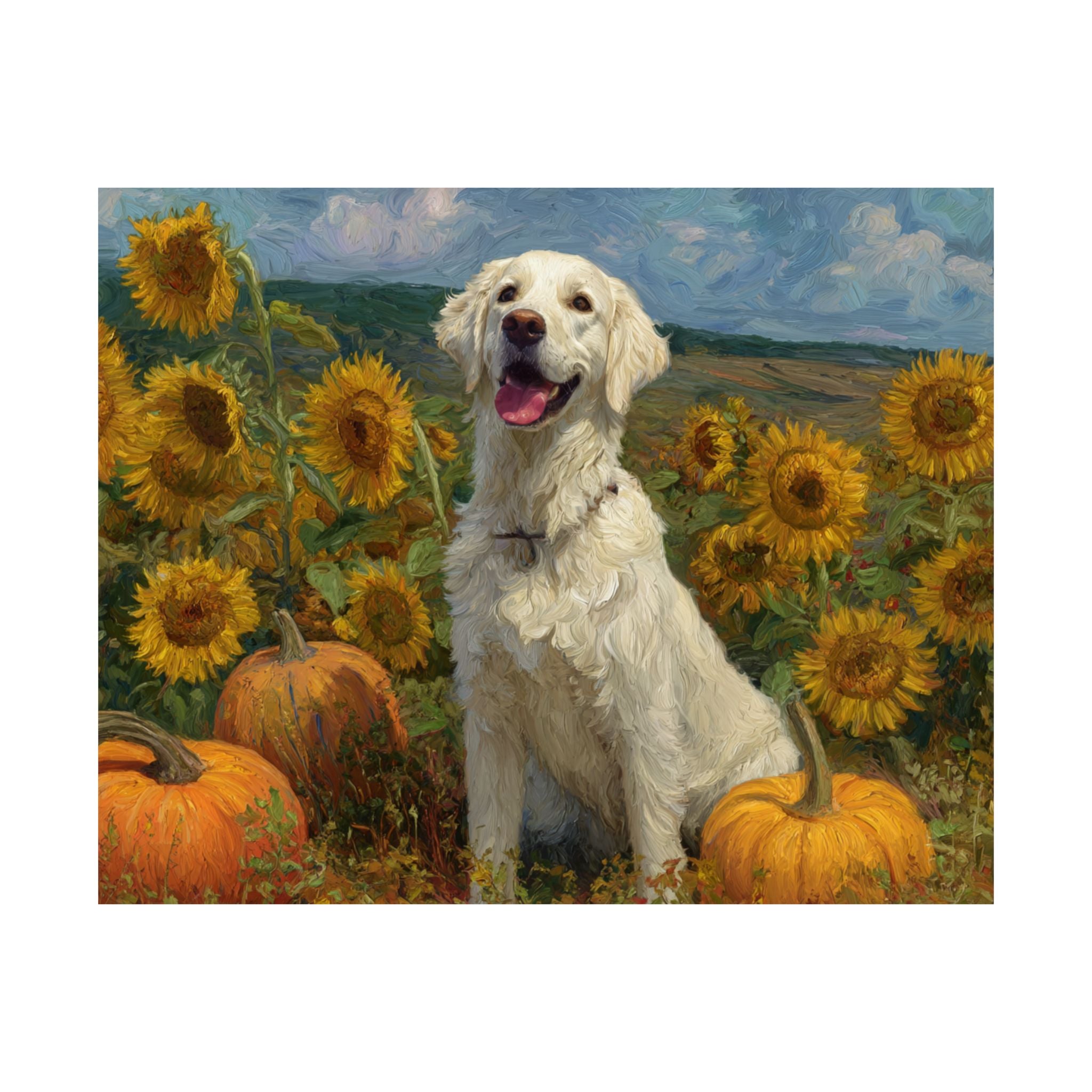 Golden Retriever 1- Sunflower Season Collection