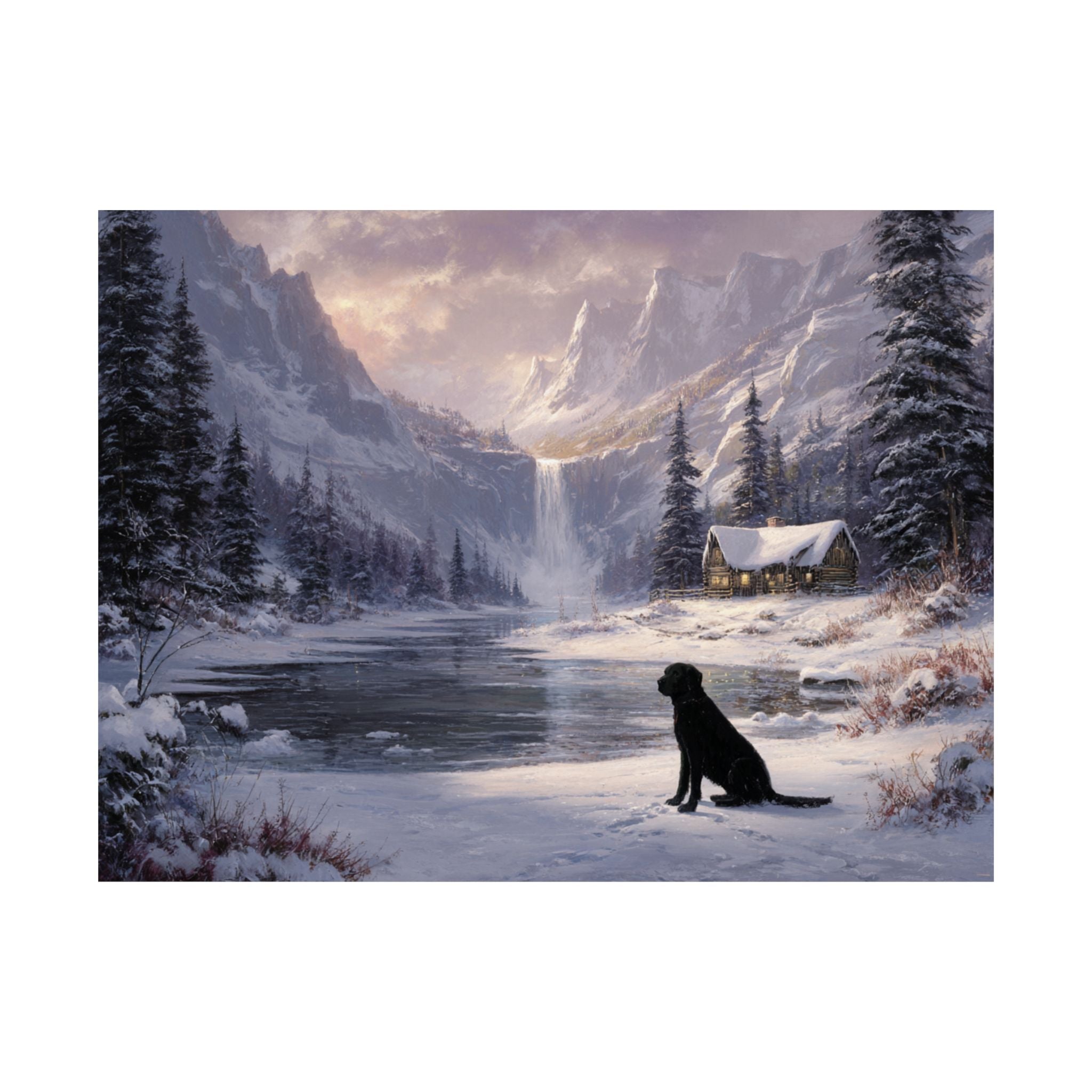 Labrador Retriever 3- Winter Whiskers Collection