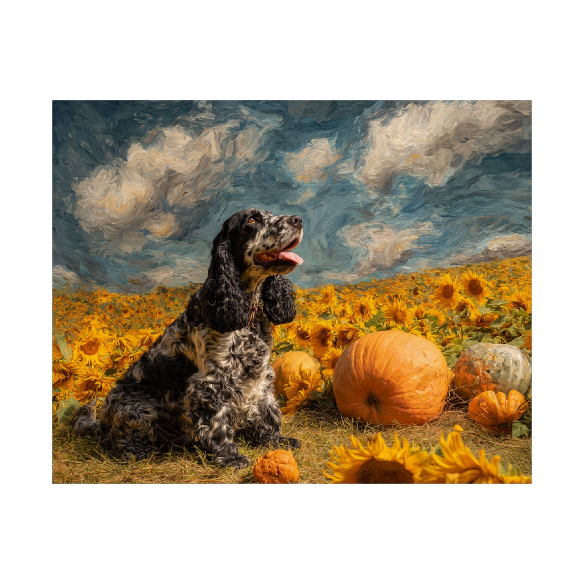 Cocker Spaniel 1- Sunflower Season Collection