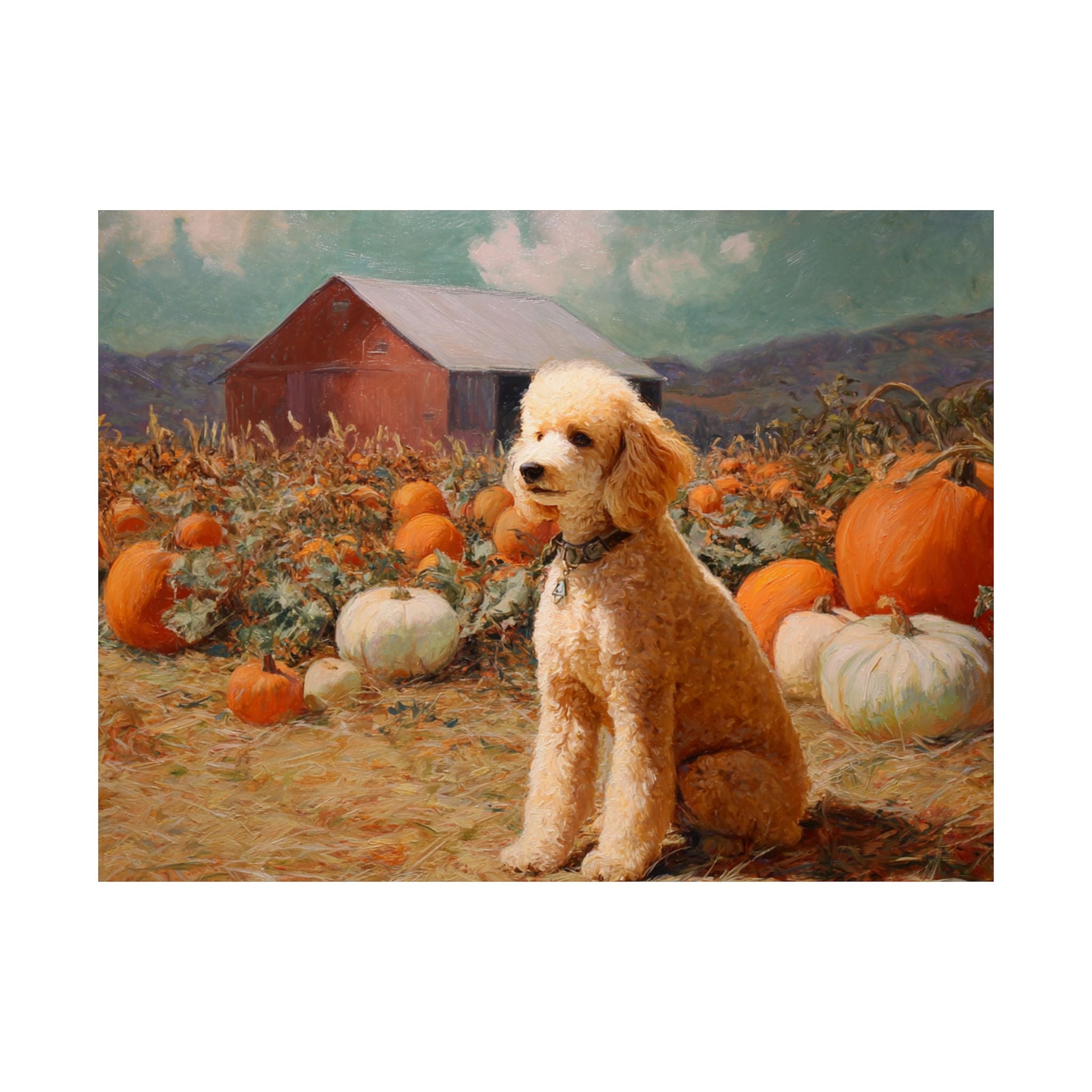 Poodle 2- Pumpkin Patch Collection
