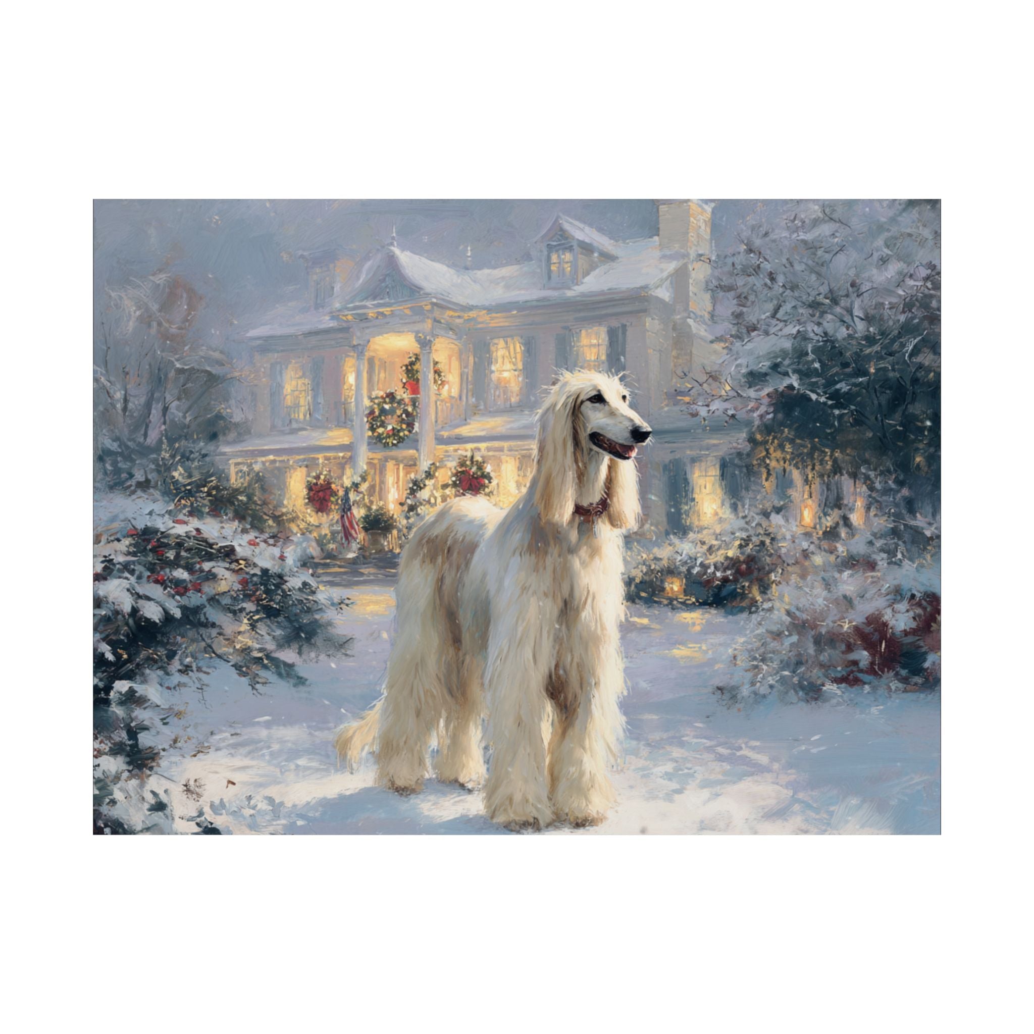 Afghan Hound 1- Home for the Holidays Collection