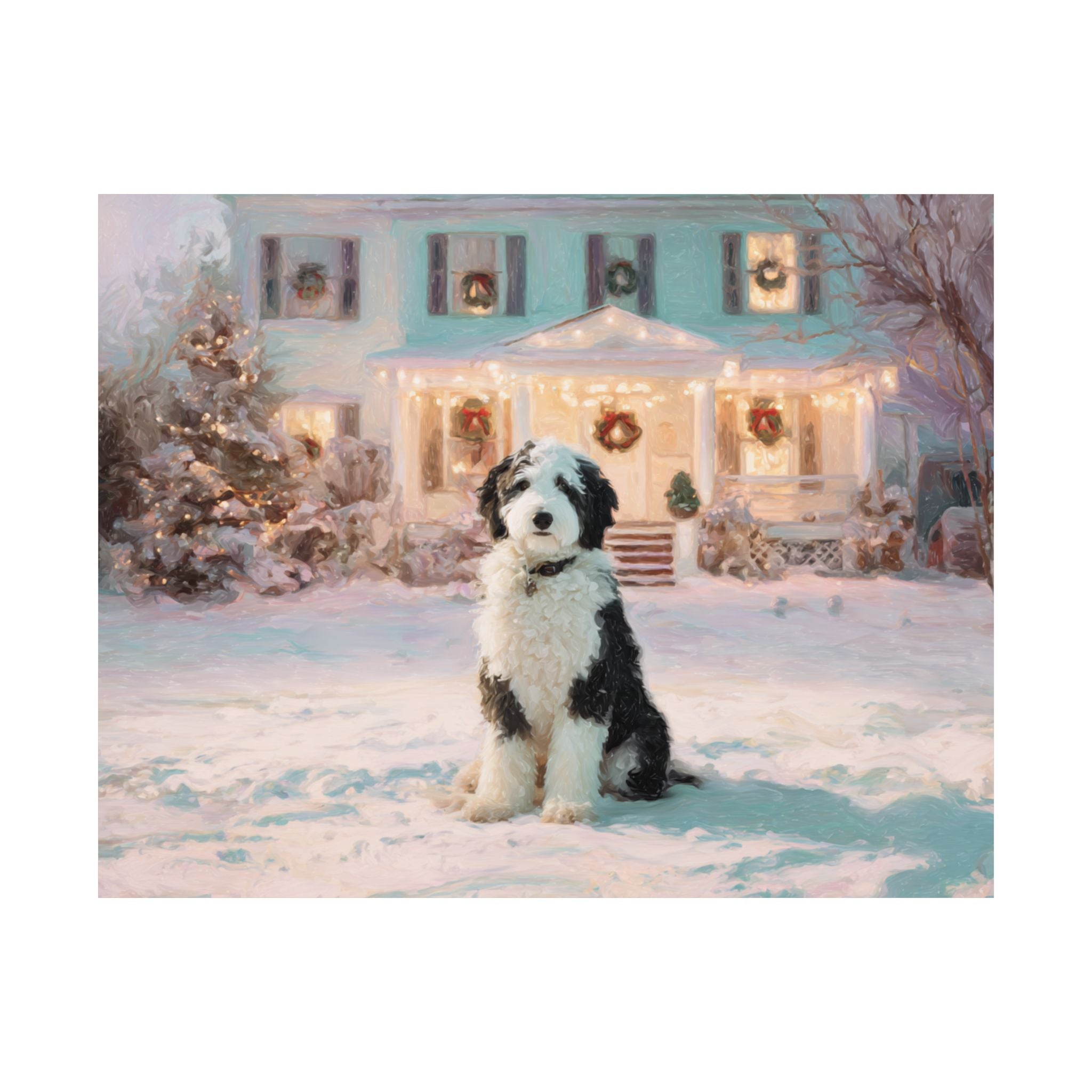 Aussiedoodle 1- Home for the Holidays Collection