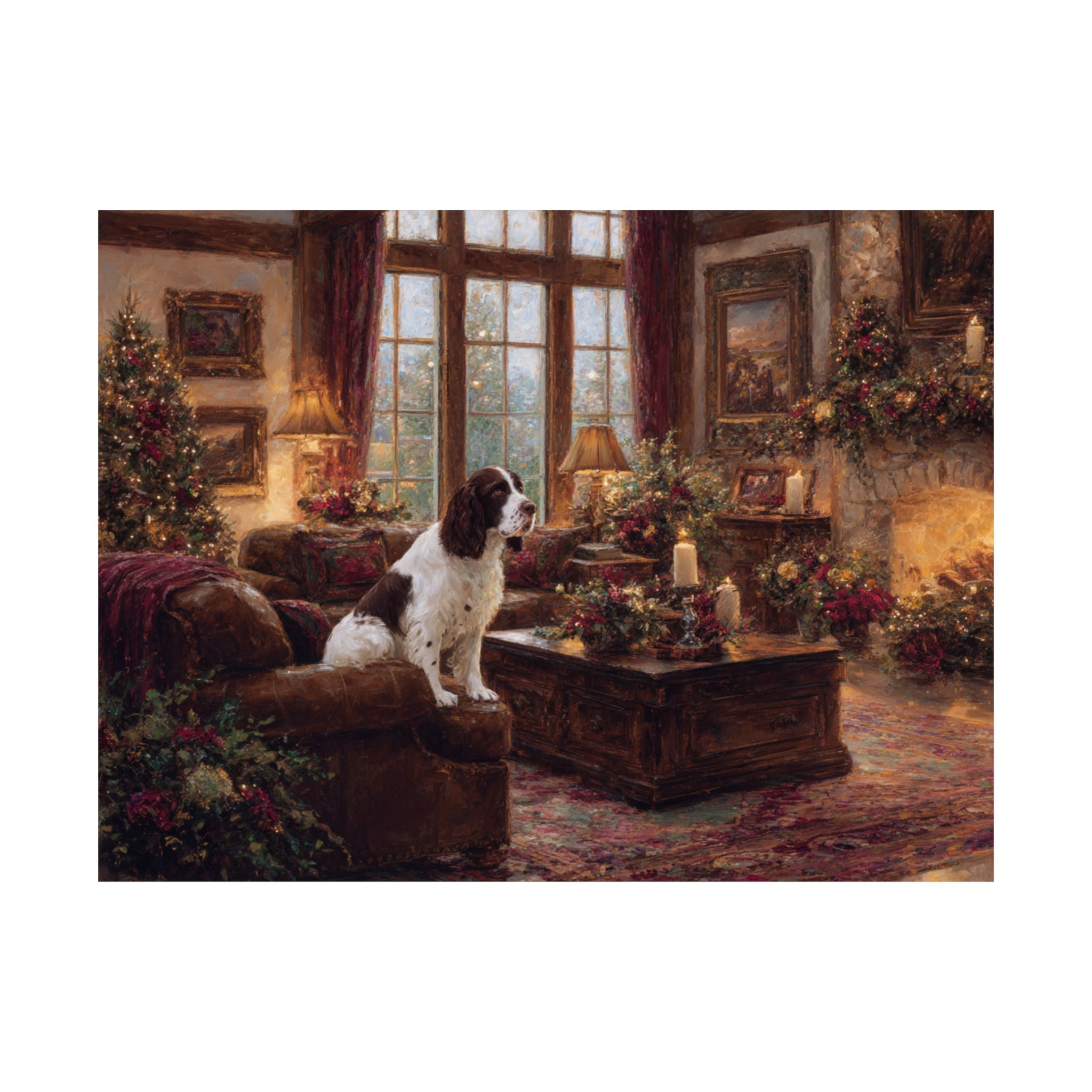 Springer Spaniel 7- Cozy Christmas Collection