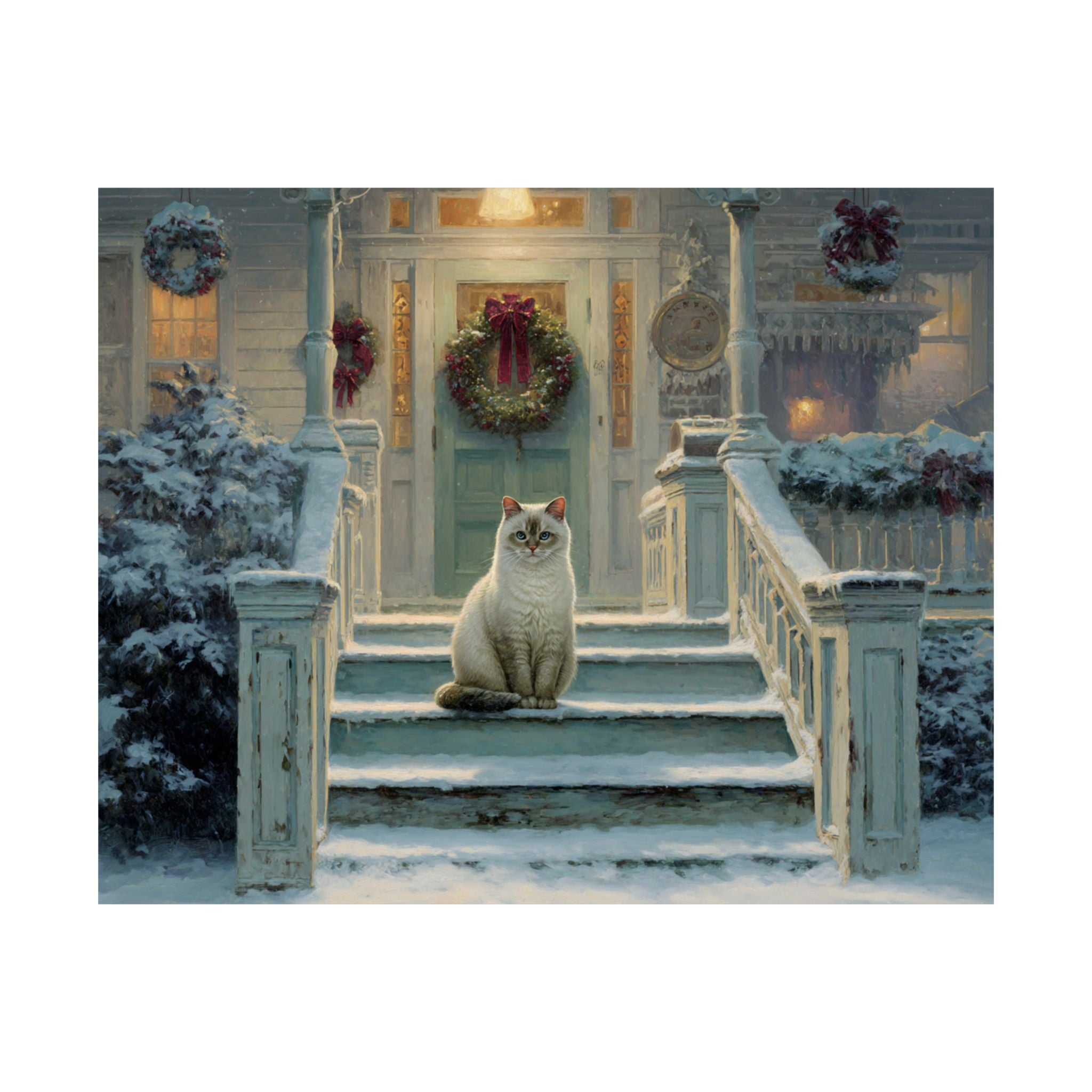 Burmese Cat 5- Home for the Holidays Collection