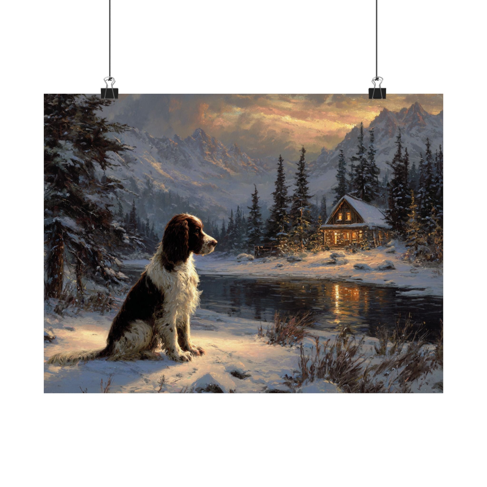 Springer Spaniel 2- Winter Whiskers Collection