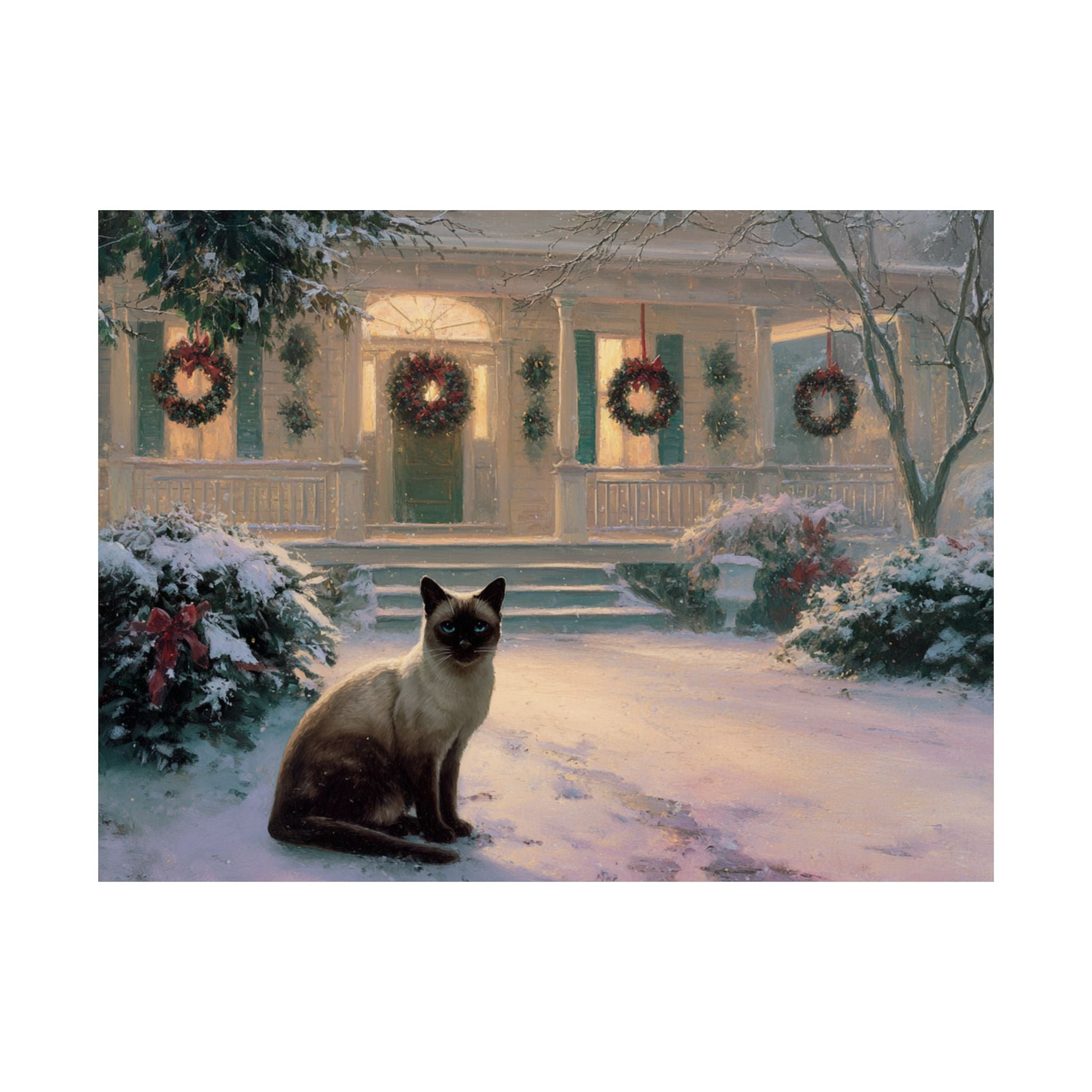 Burmese Cat 1- Home for the Holidays Collection