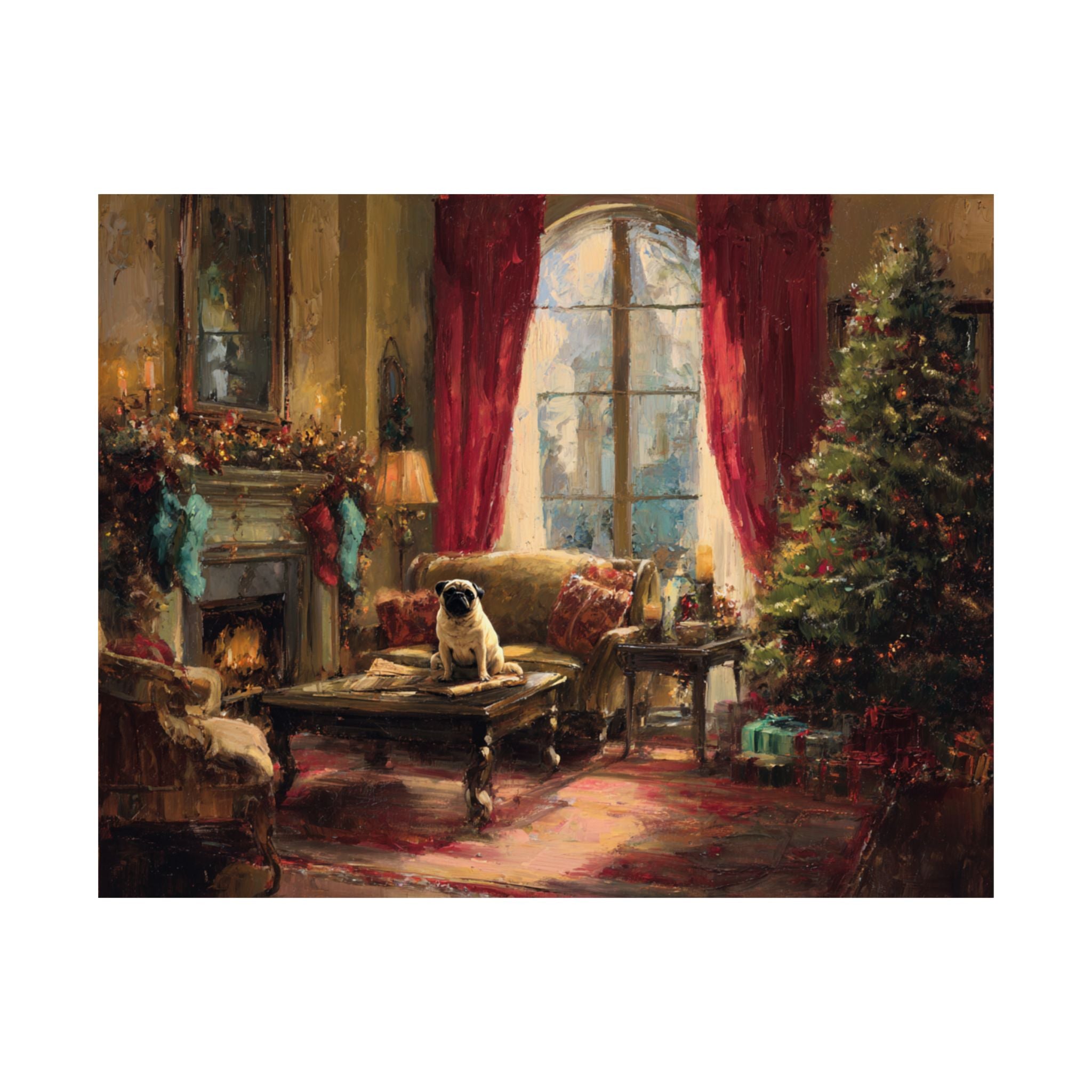 Pug 1- Cozy Christmas Collection