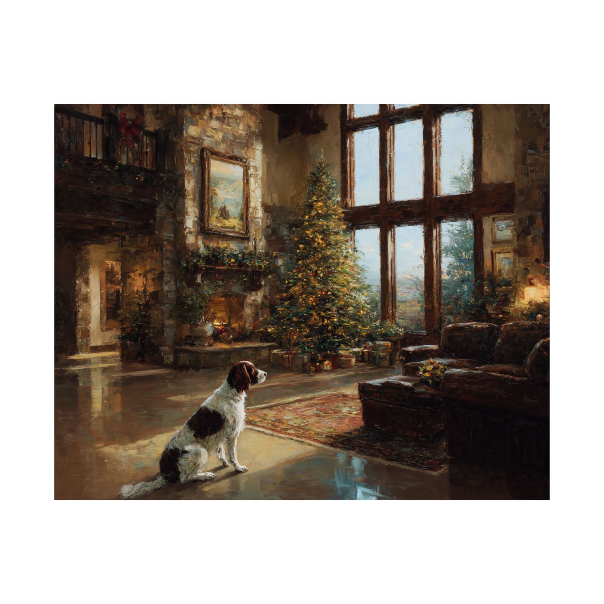 Springer Spaniel 2- Cozy Christmas Collection