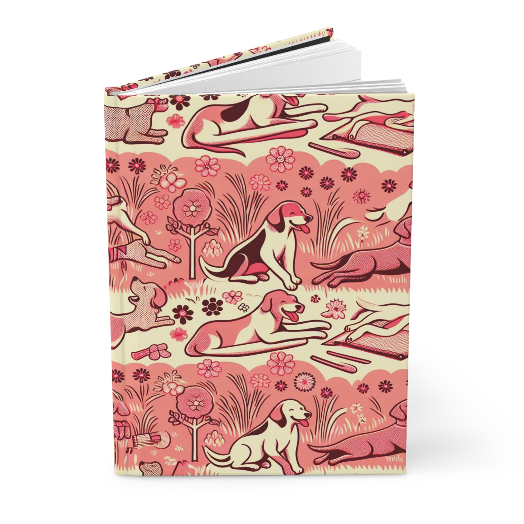 Retro Rosy Pup Journal