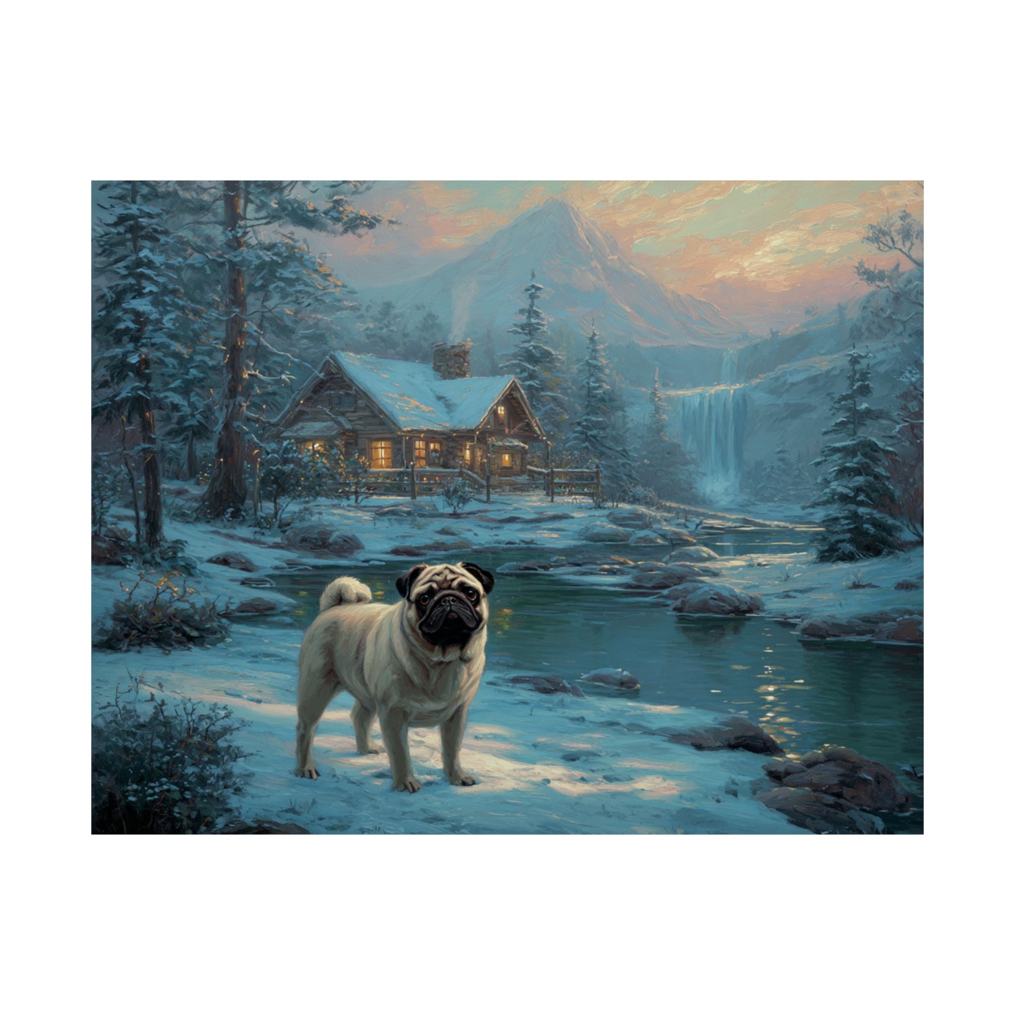 Pug 4- Winter Whiskers Collection