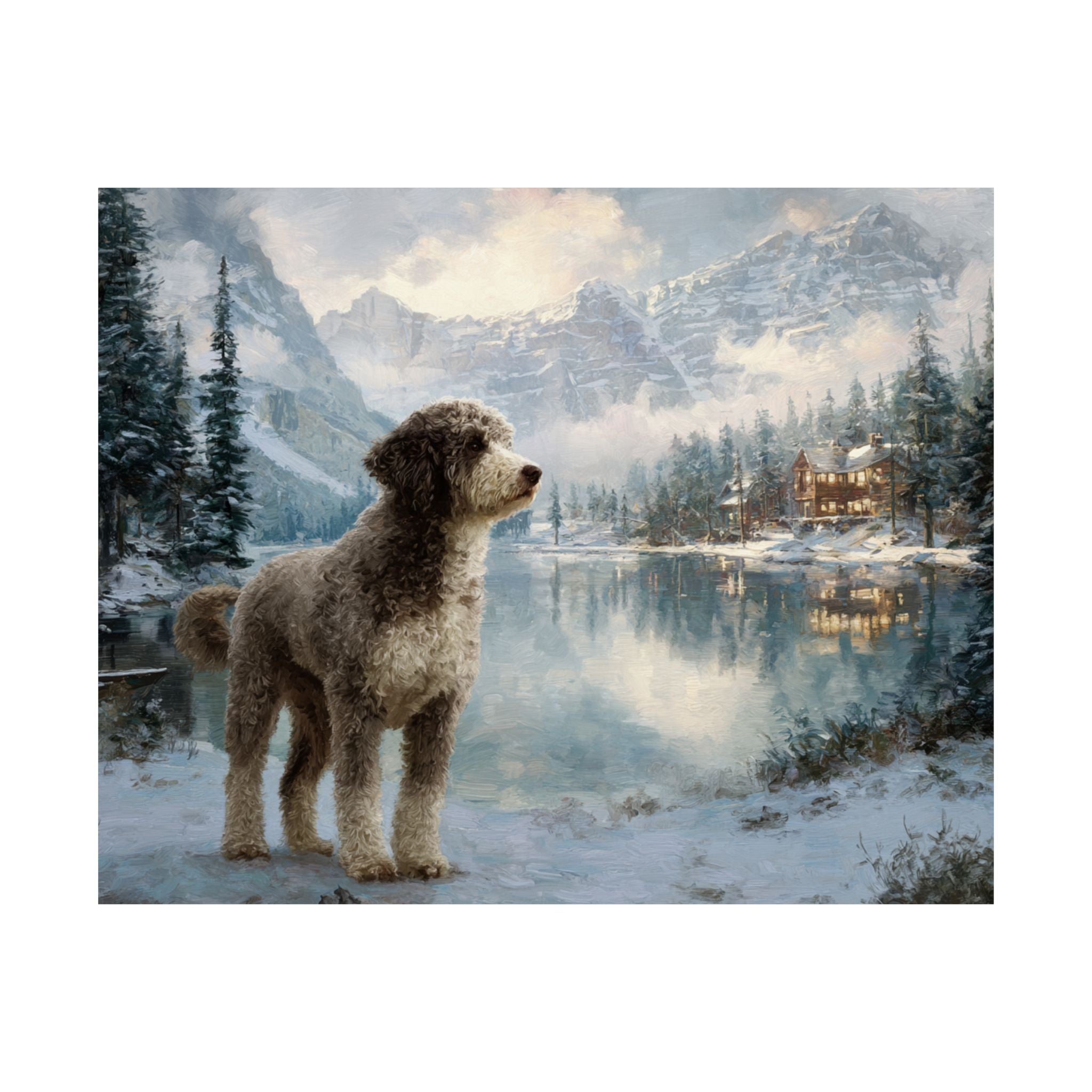 Aussiedoodle 1- Winter Whiskers Collection