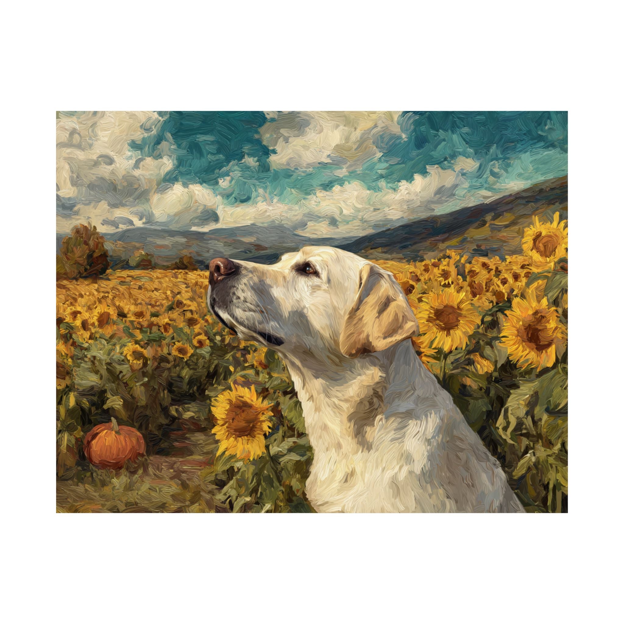 Labrador Retriever 1- Sunflower Season Collection