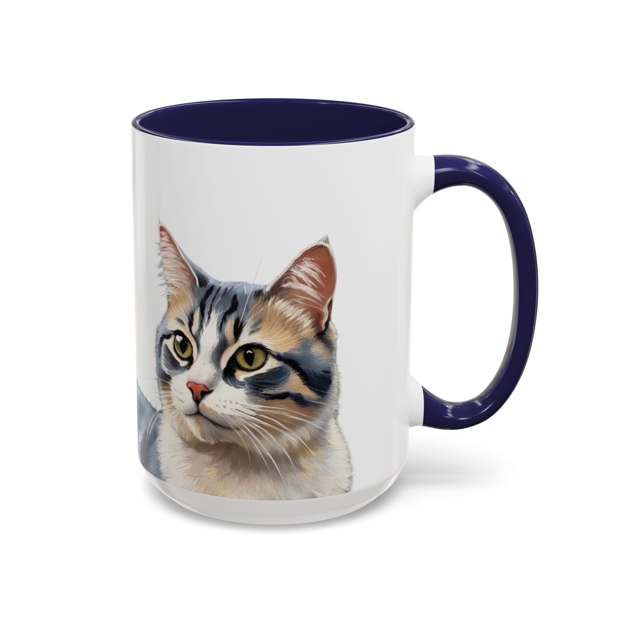 Calico Cat Accent Mug