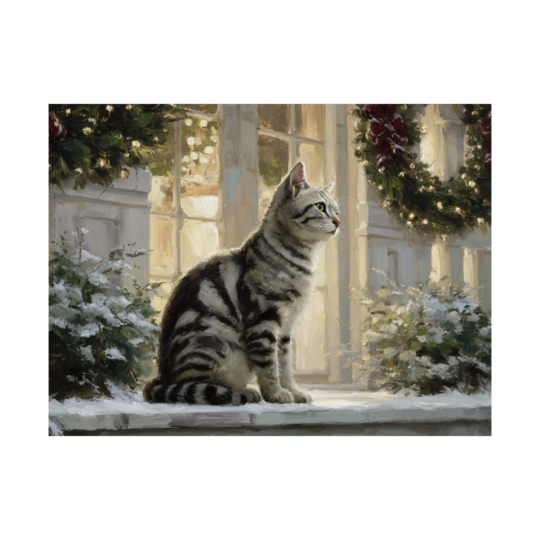 American Short Hair Cat 3- Home for the Holidays Collection