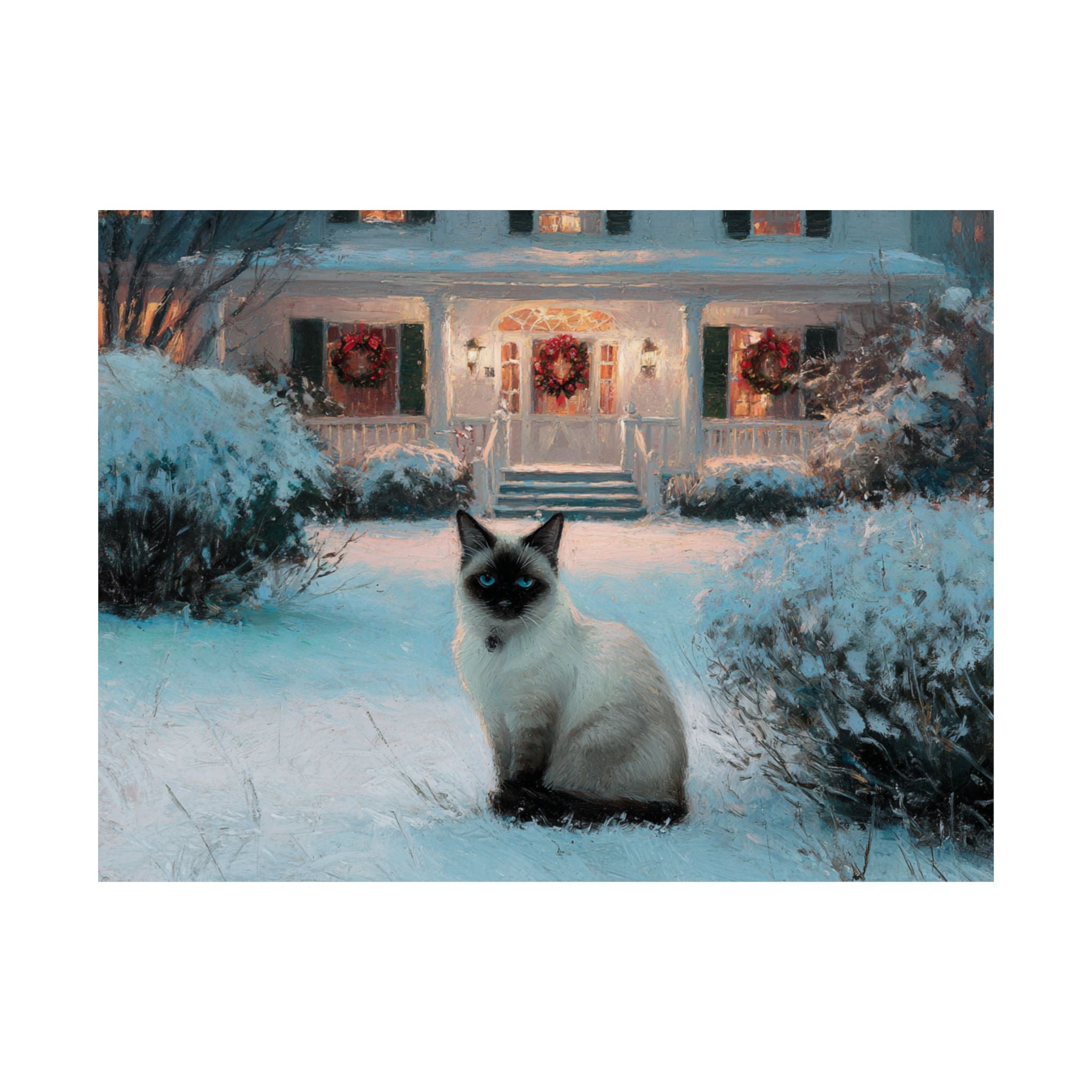 Siamese Cat 5- Home for the Holidays Collection