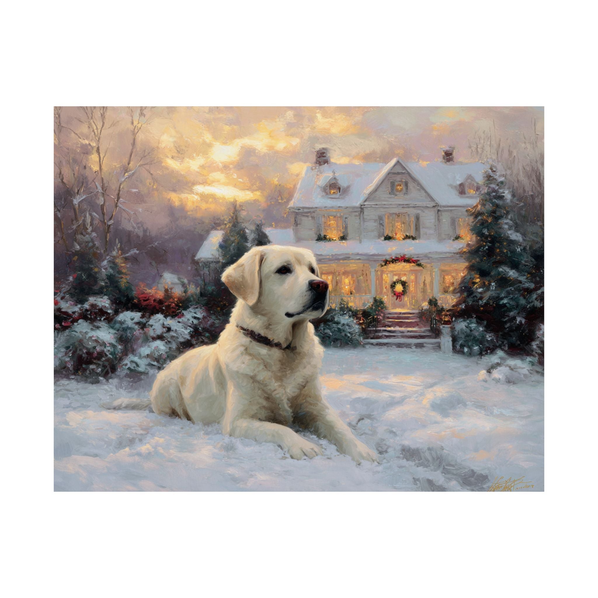 Labrador Retriever 2- Home for the Holidays Collection