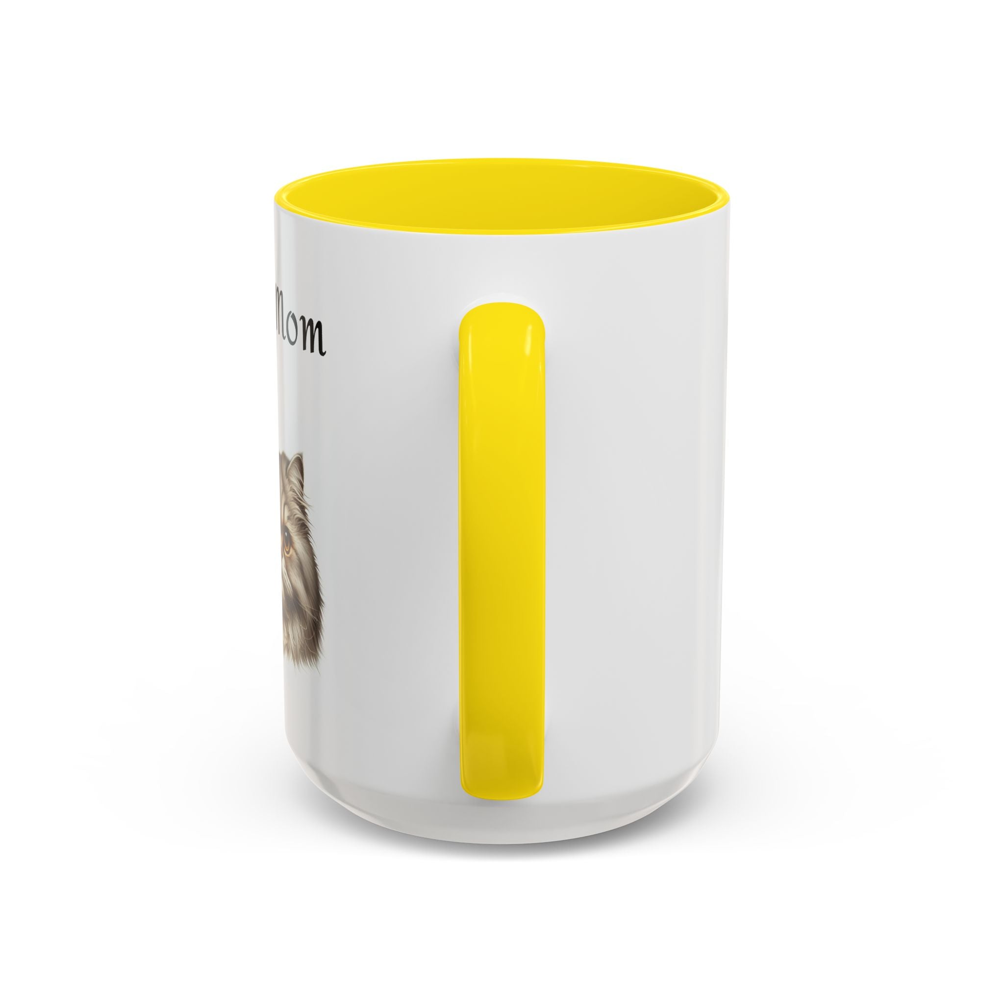 Cat Mom Accent Mug