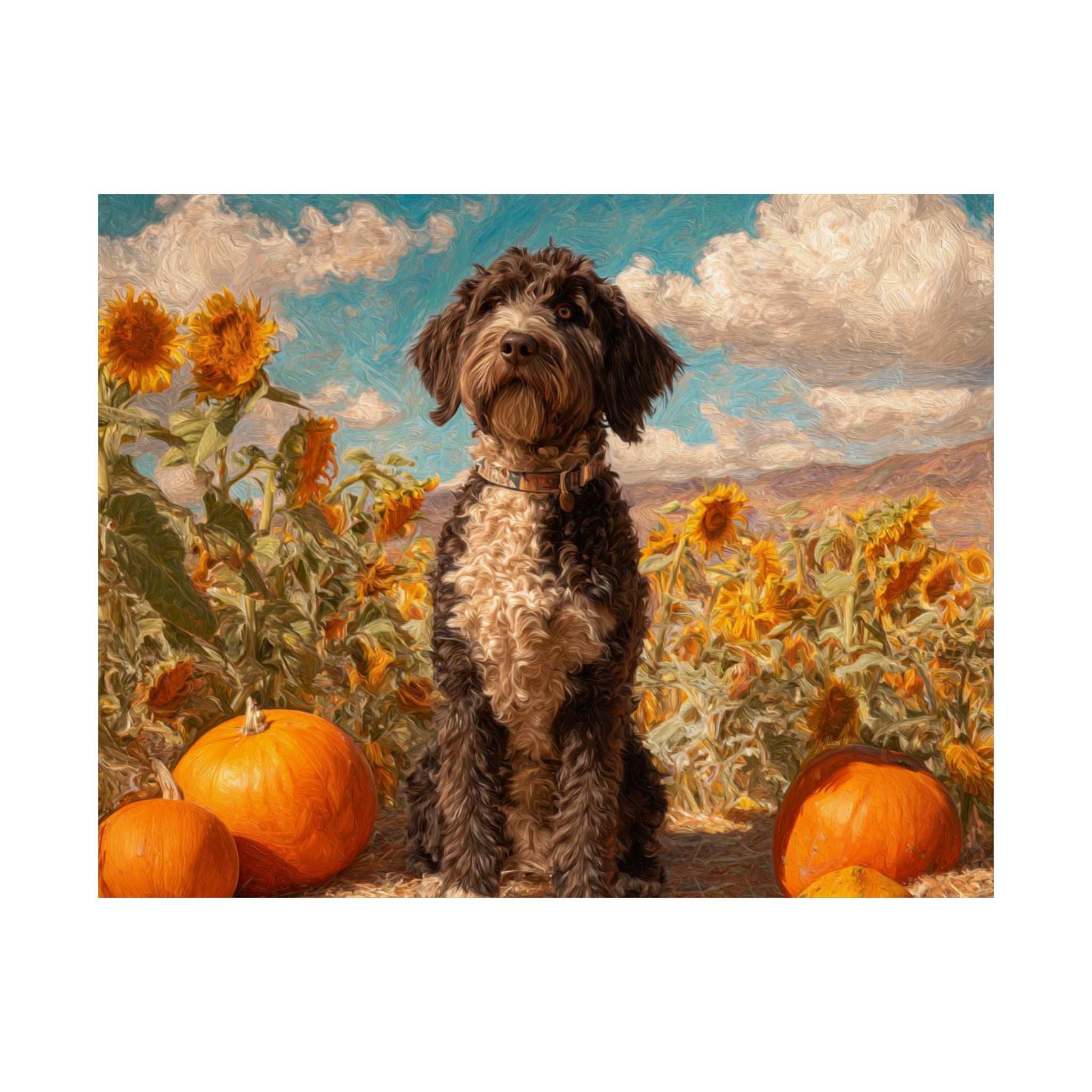 Aussiedoodle 2- Sunflower Season Collection