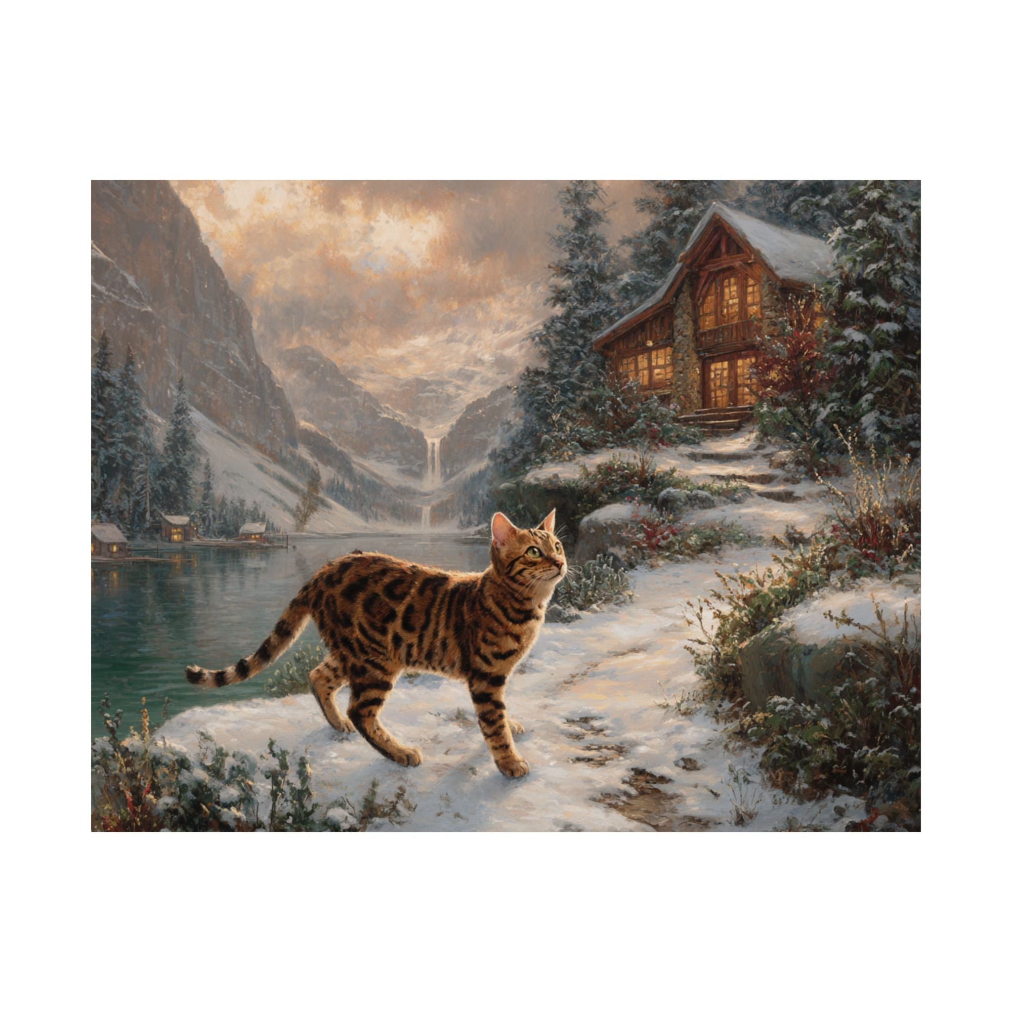 Bengal Cat 2- Winter Whiskers Collection