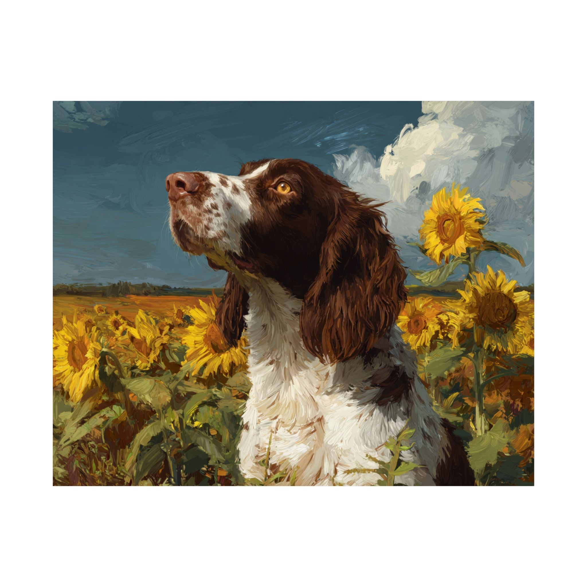 Springer Spaniel 1- Sunflower Season Collection