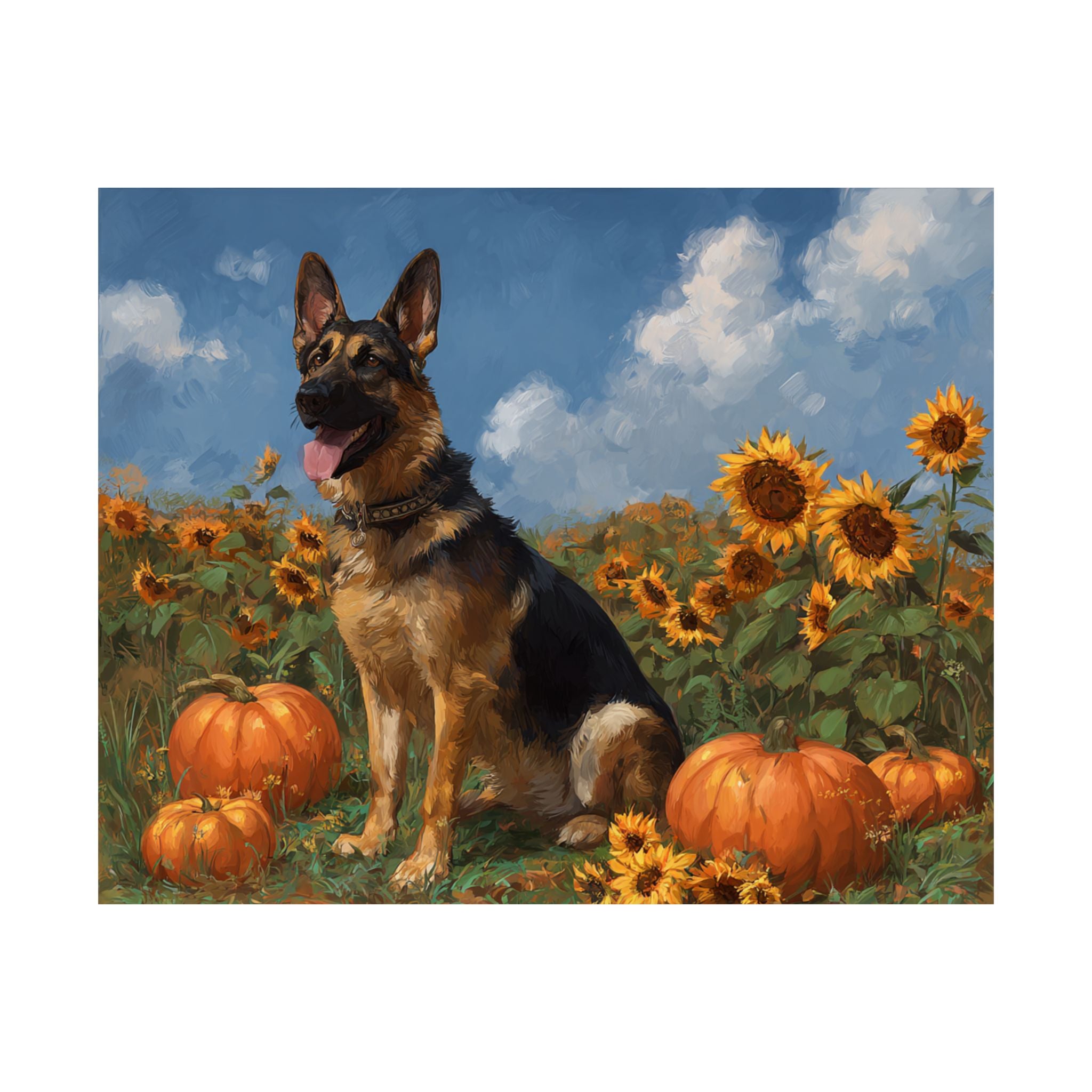 German Shepherd 4- Sunflower Season Collection
