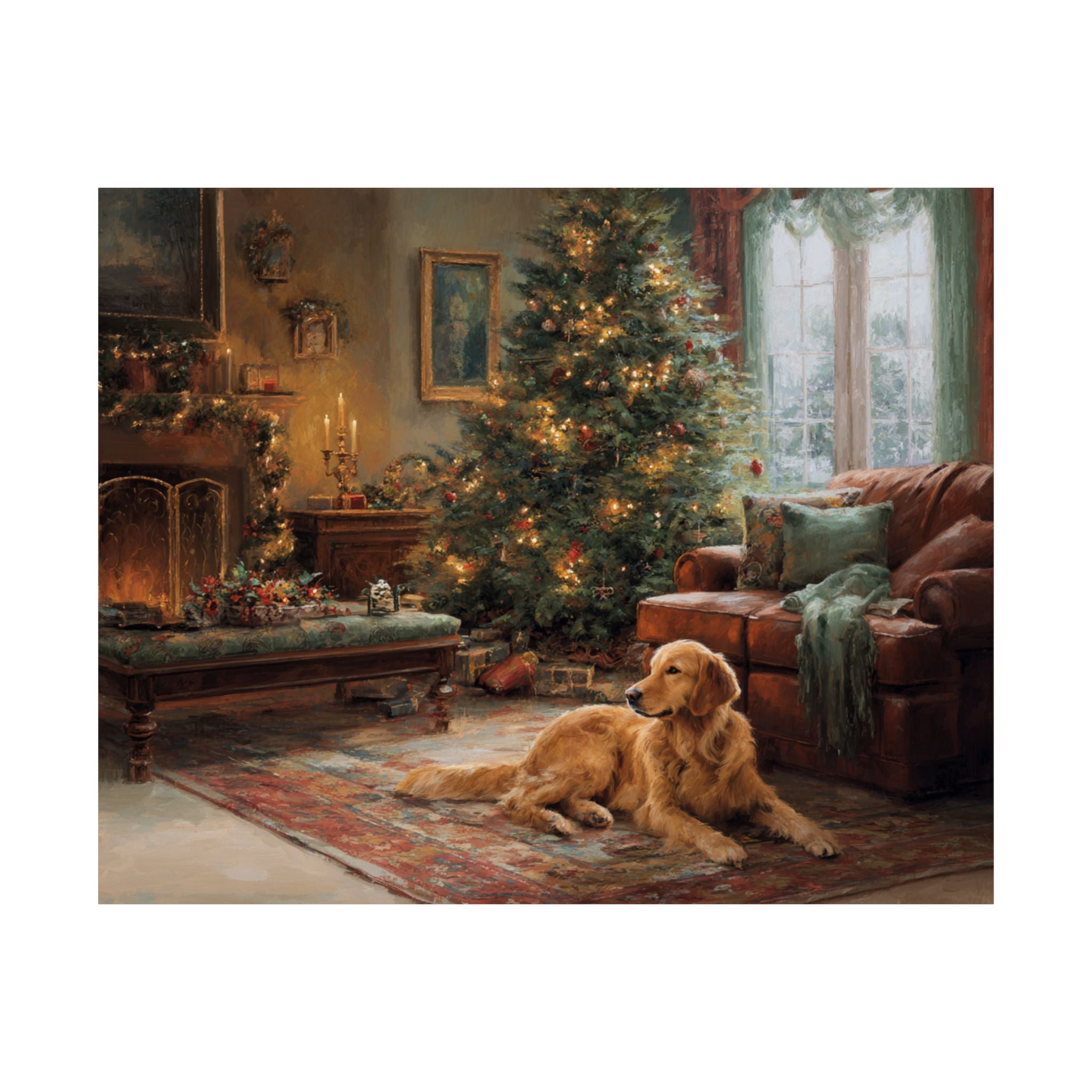 Golden Retriever 4- Cozy Christmas Collection