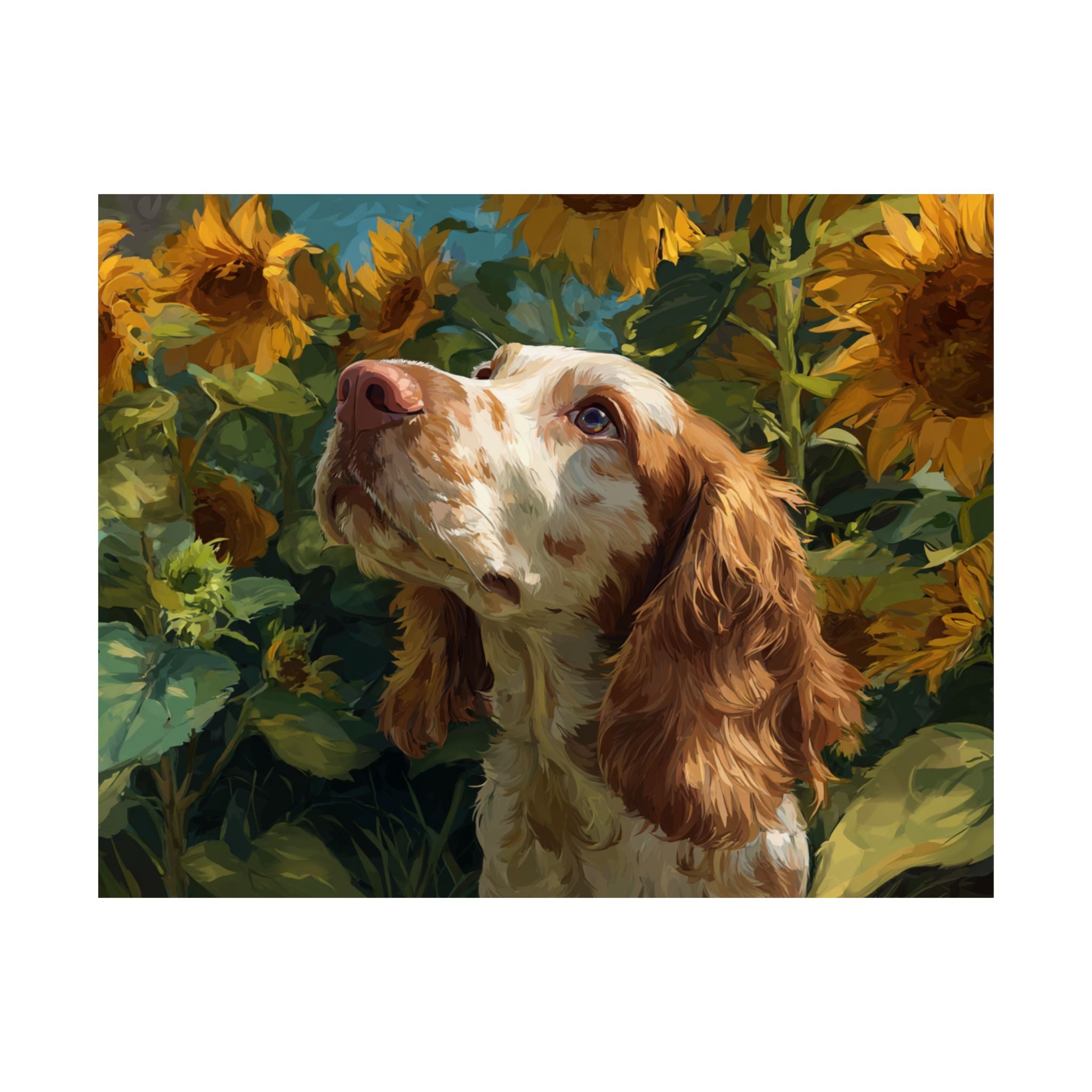 Cocker Spaniel 3- Sunflower Season Collection