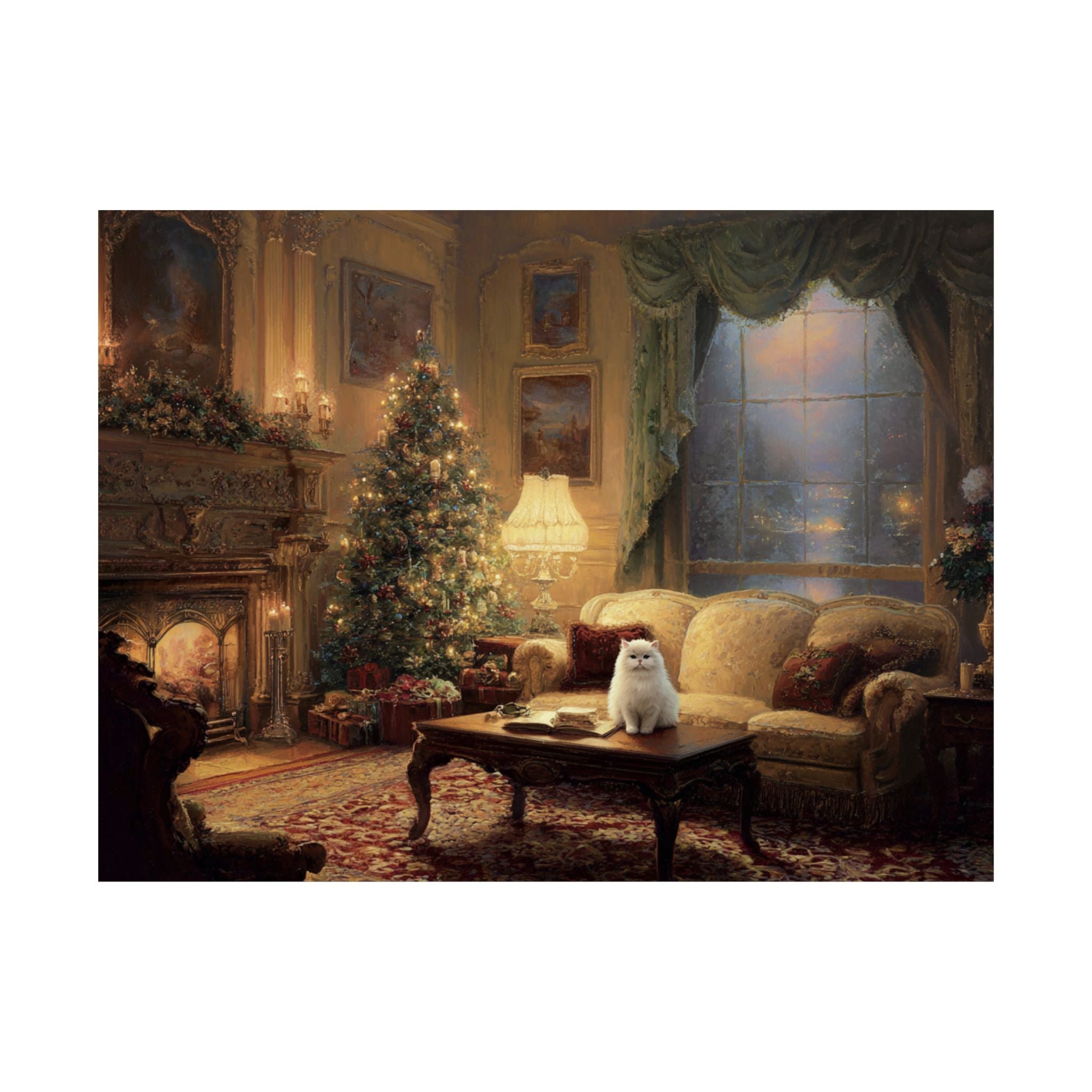Persian Cat 1- Cozy Christmas Collection