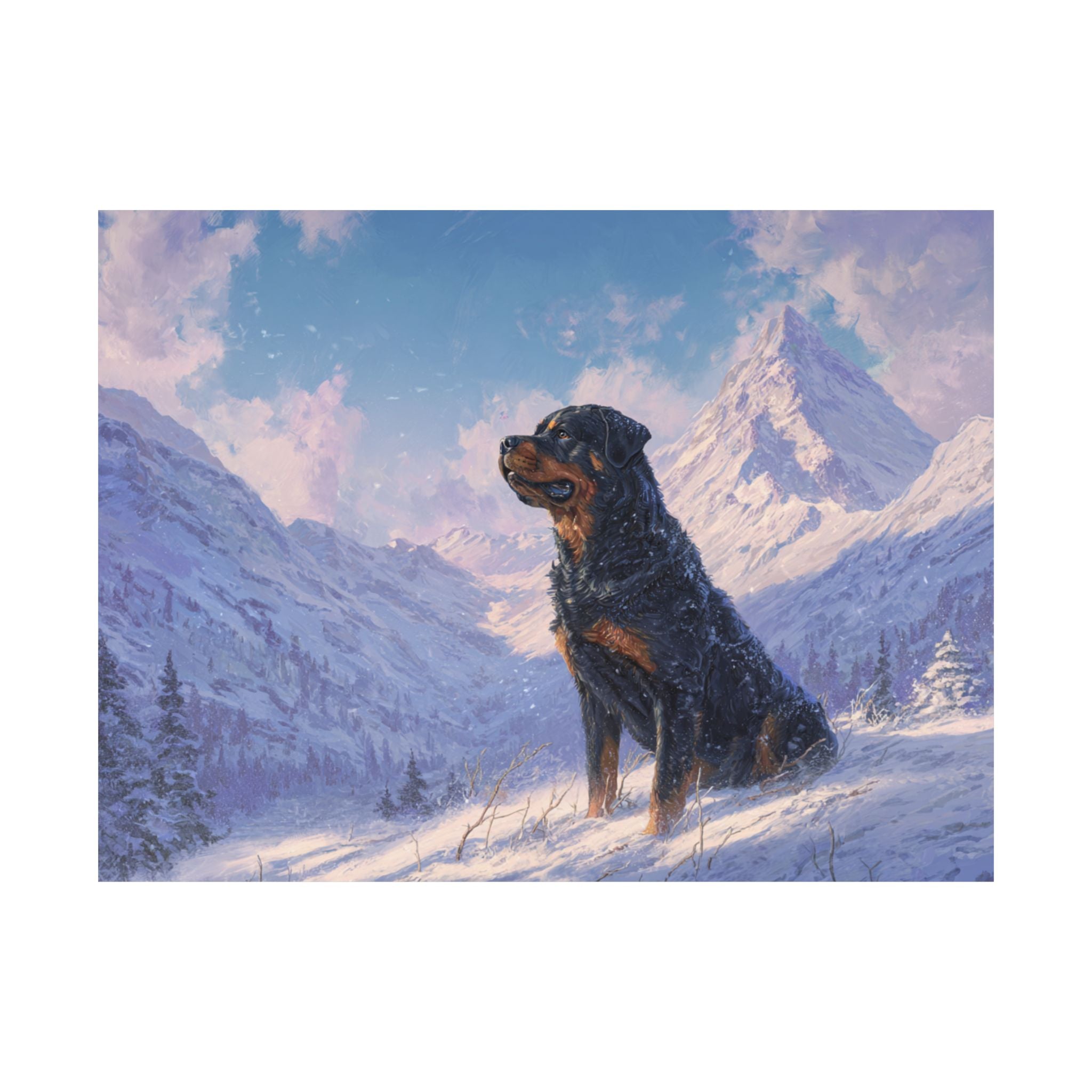Rottweiler 1- Winter Whiskers Collection
