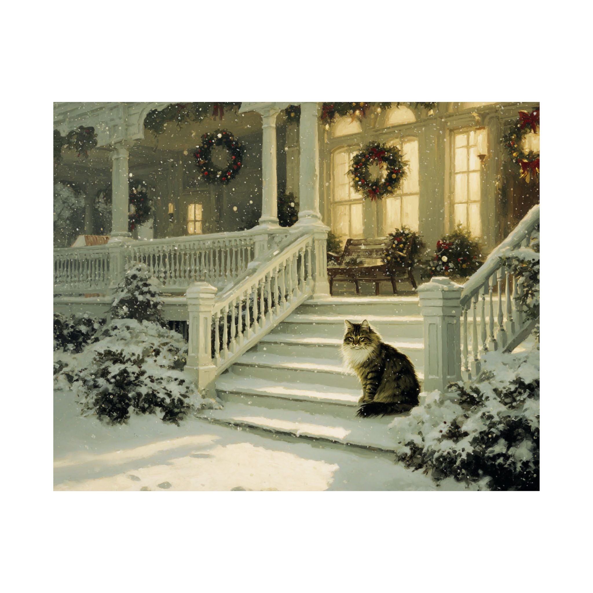 Main Coon Cat 1- Home for the Holidays Collection
