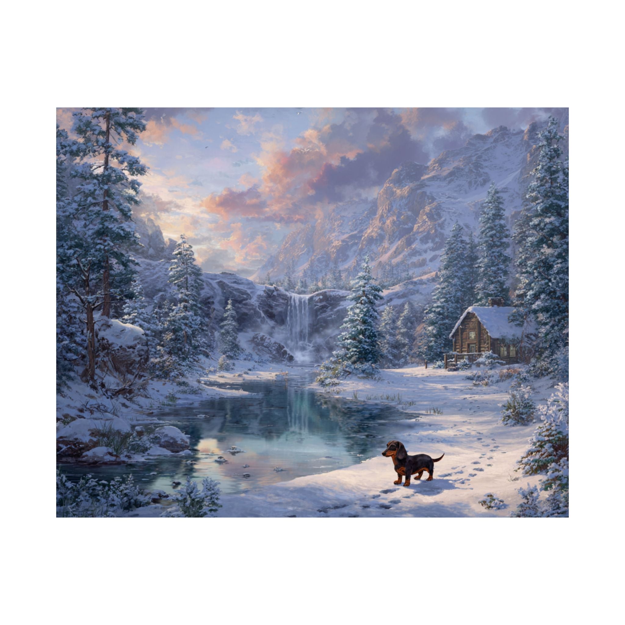 Dachshund 4- Winter Whiskers Collection