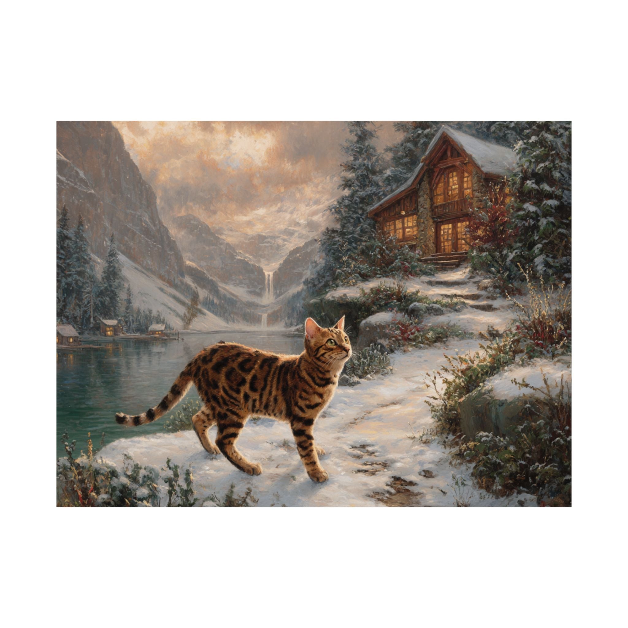 Bengal Cat 2- Winter Whiskers Collection