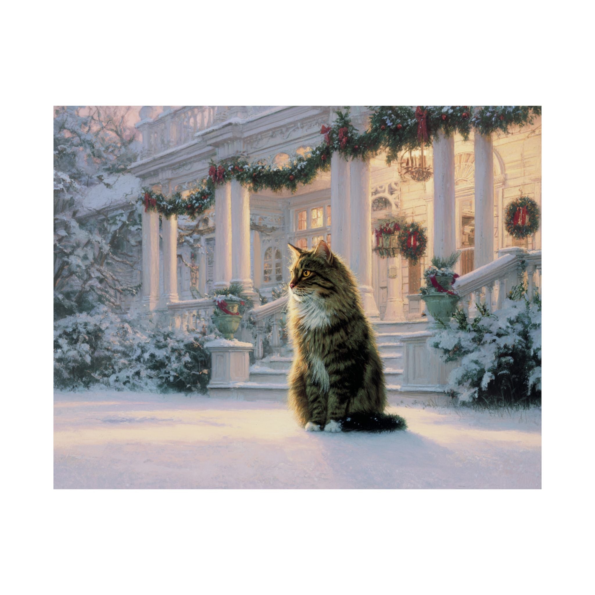 Main Coon Cat 3- Home for the Holidays Collection