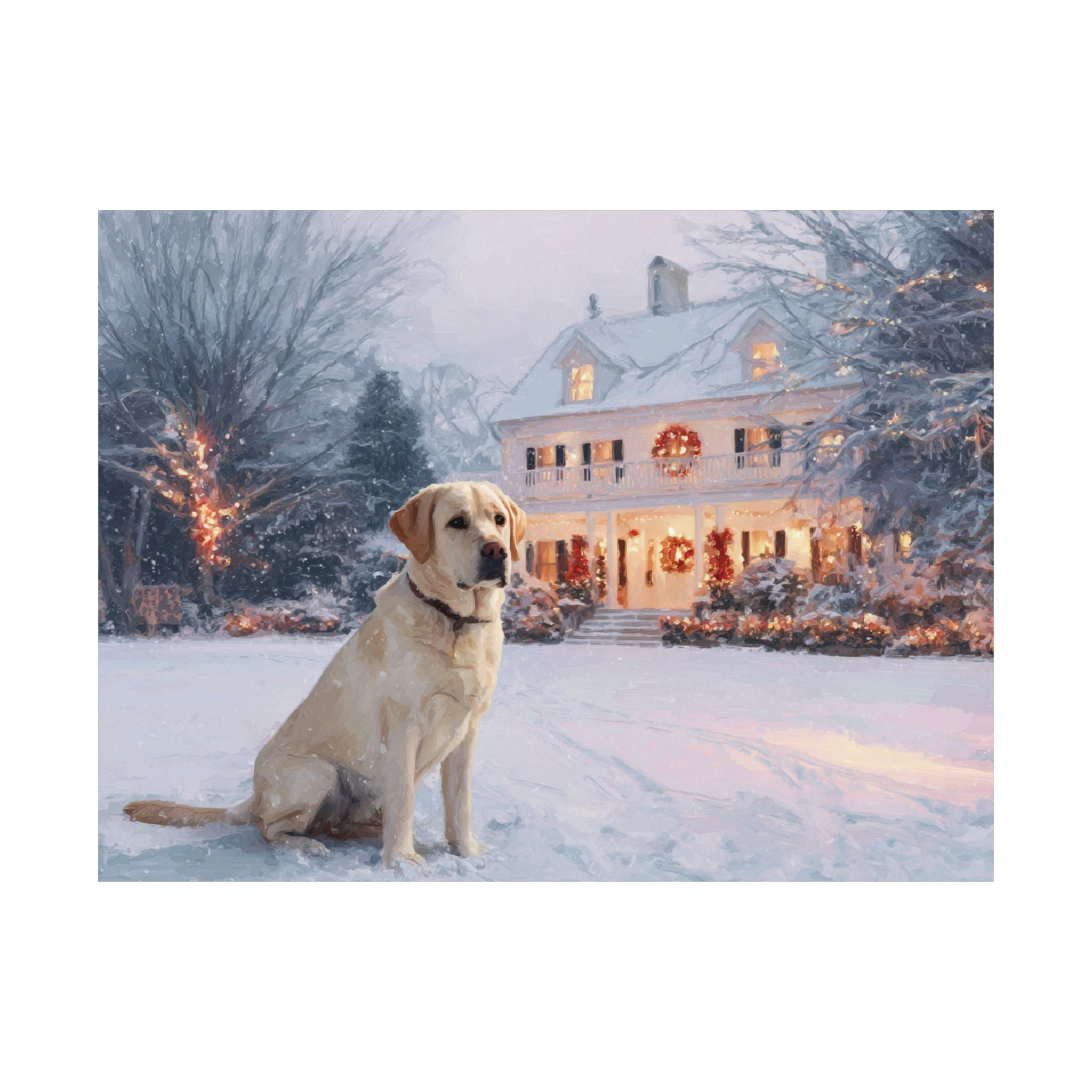 Labrador Retriever 1- Home for the Holidays Collection