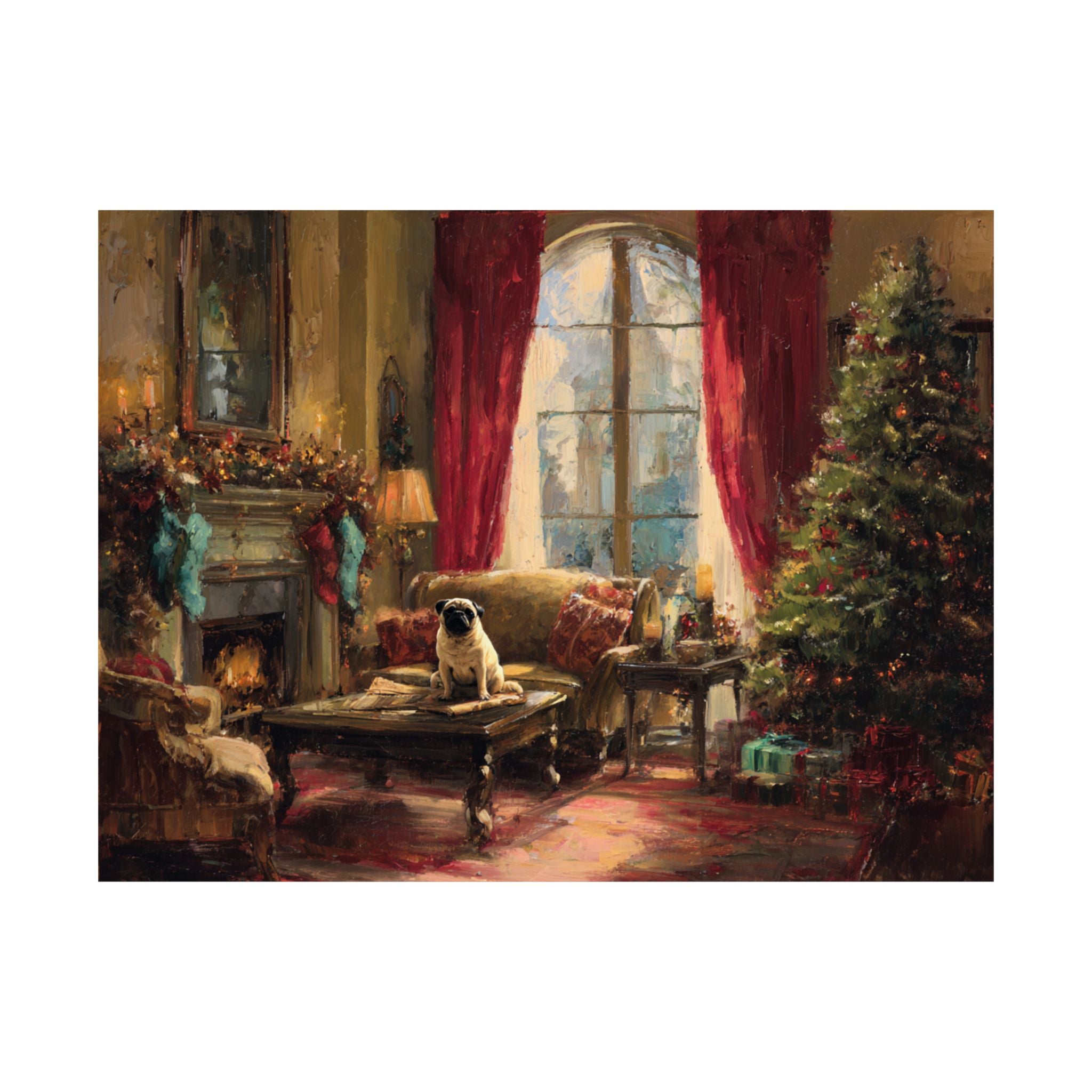 Pug 1- Cozy Christmas Collection